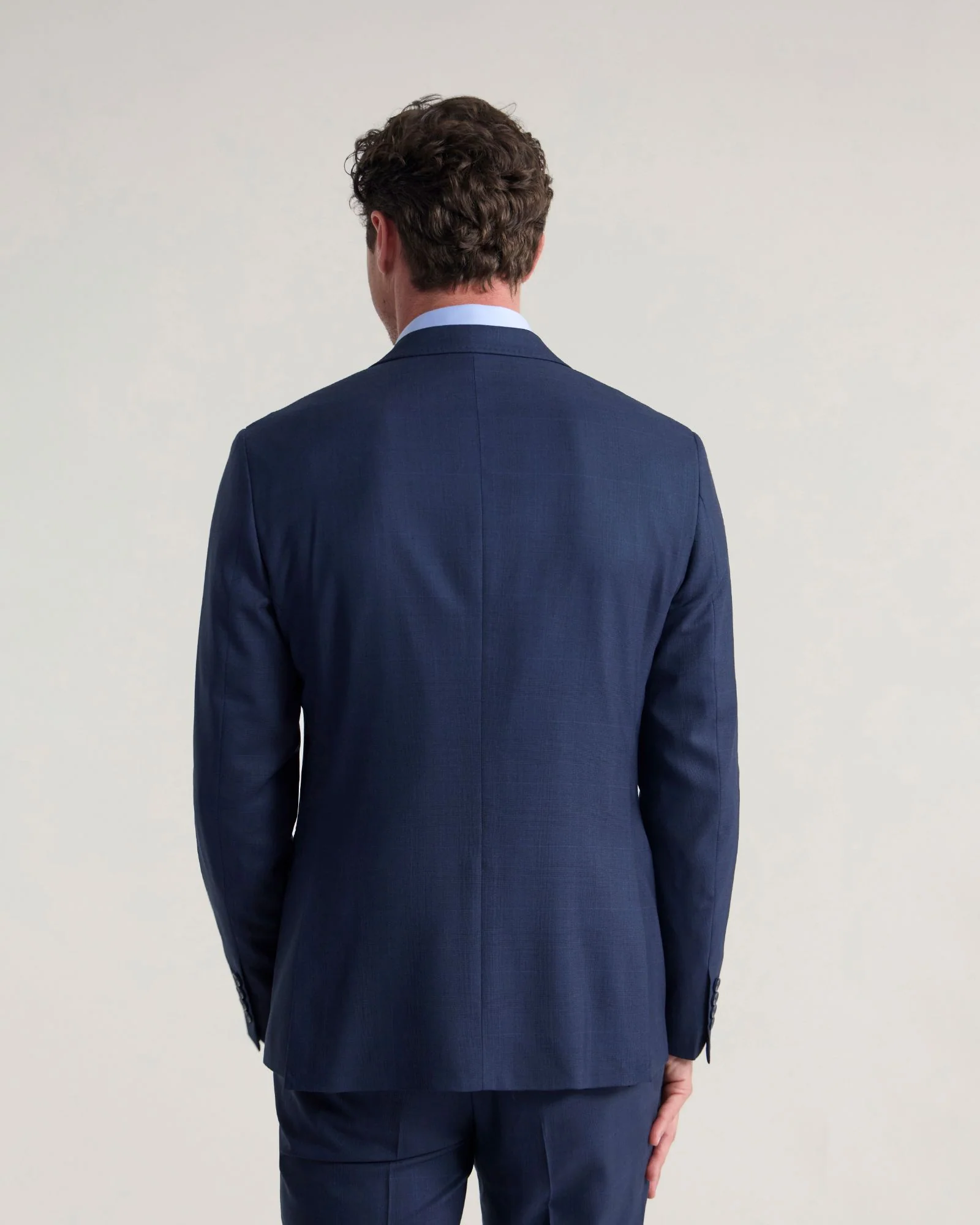 Byron Check Wool Suit Jacket - Image 4