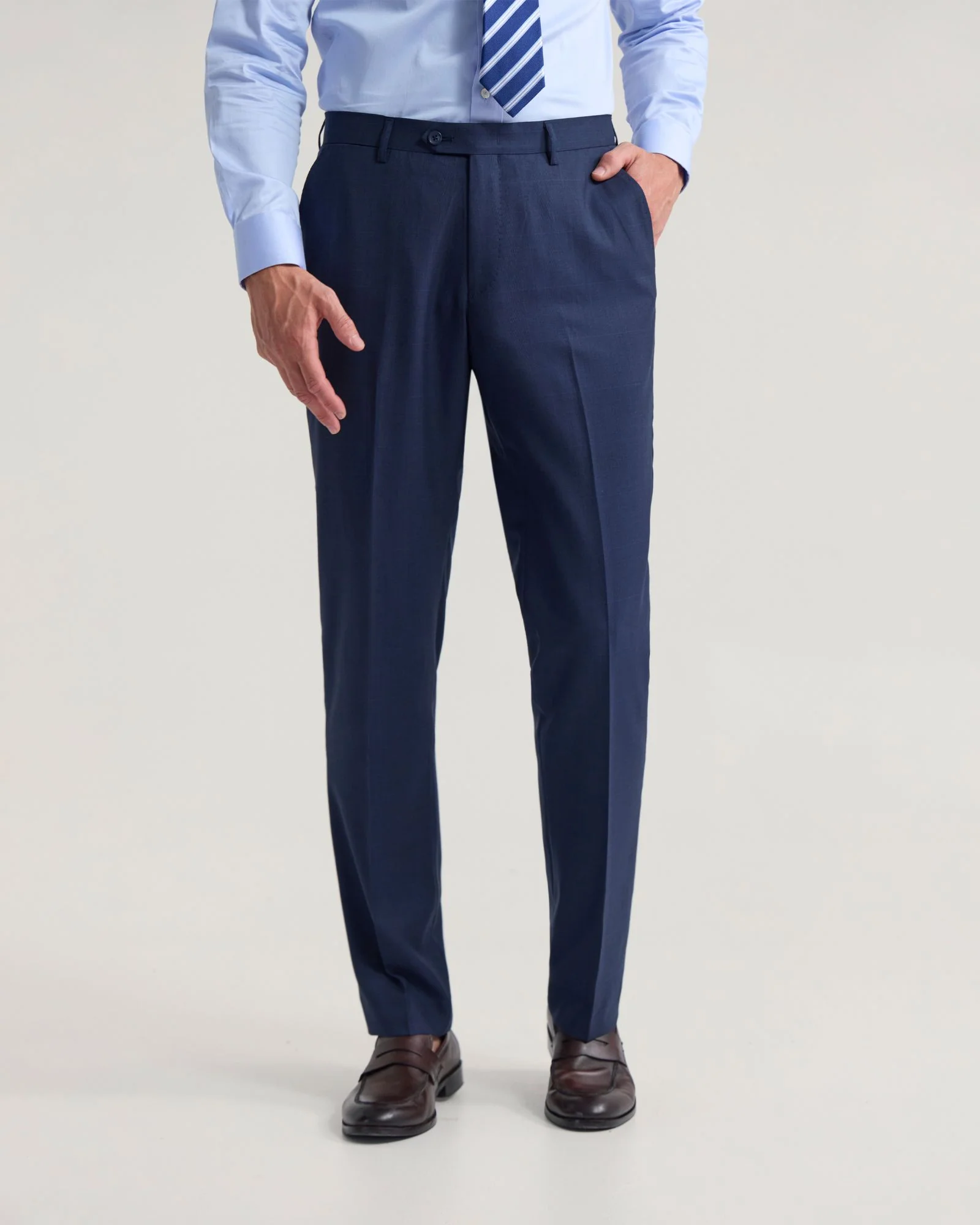 Byron Check Wool Suit Pant - Image 2