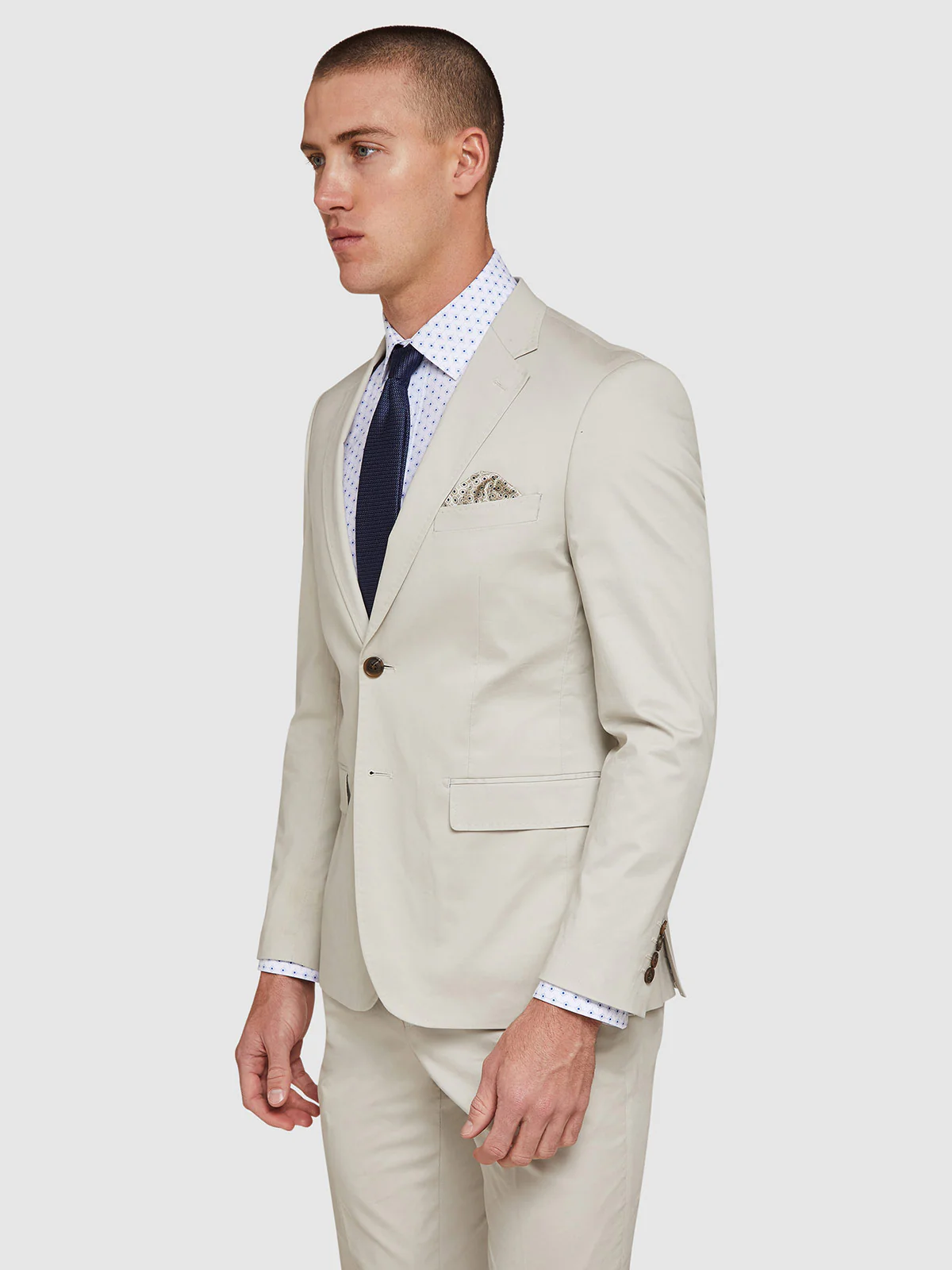 Byron Cotton Stretch Suit Jacket - Image 2