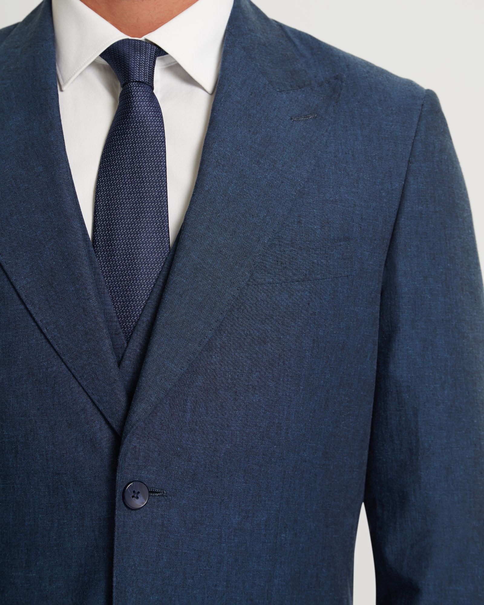 Byron Linen Blend Peak Lapel Jacket - Image 6