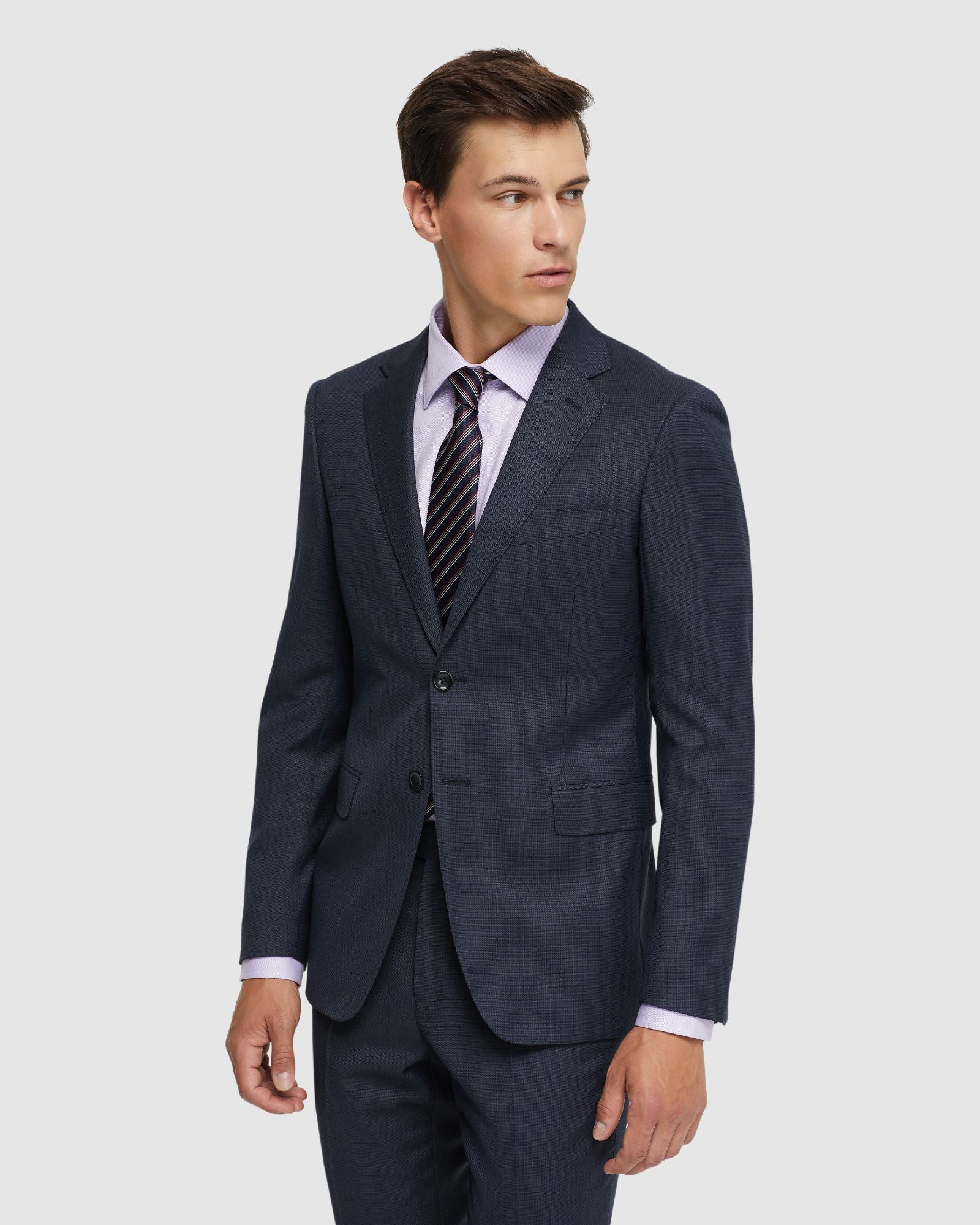 Byron Luxury Half Canvas Suit Jacket - Image 2