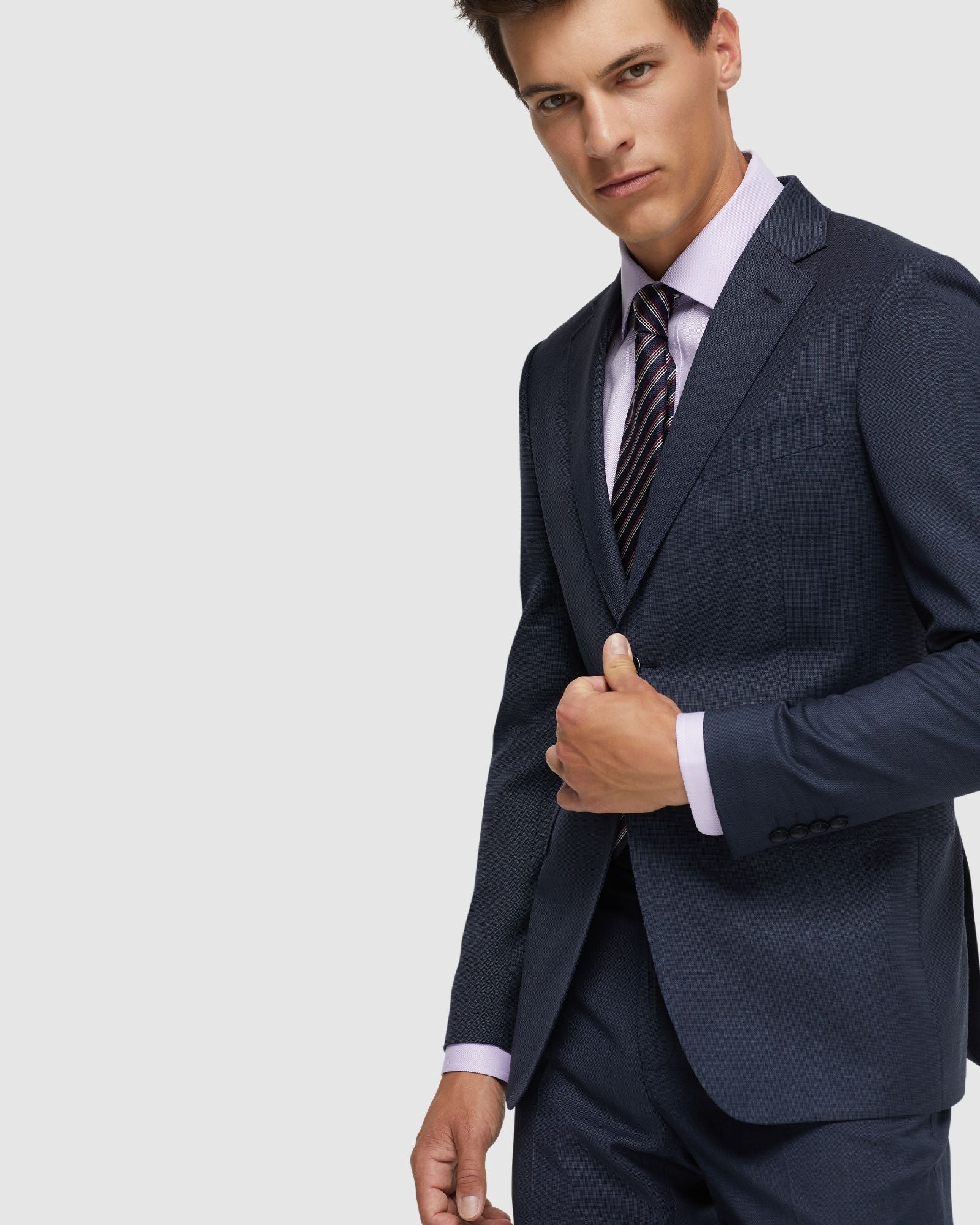 Byron Luxury Half Canvas Suit Jacket - Image 4