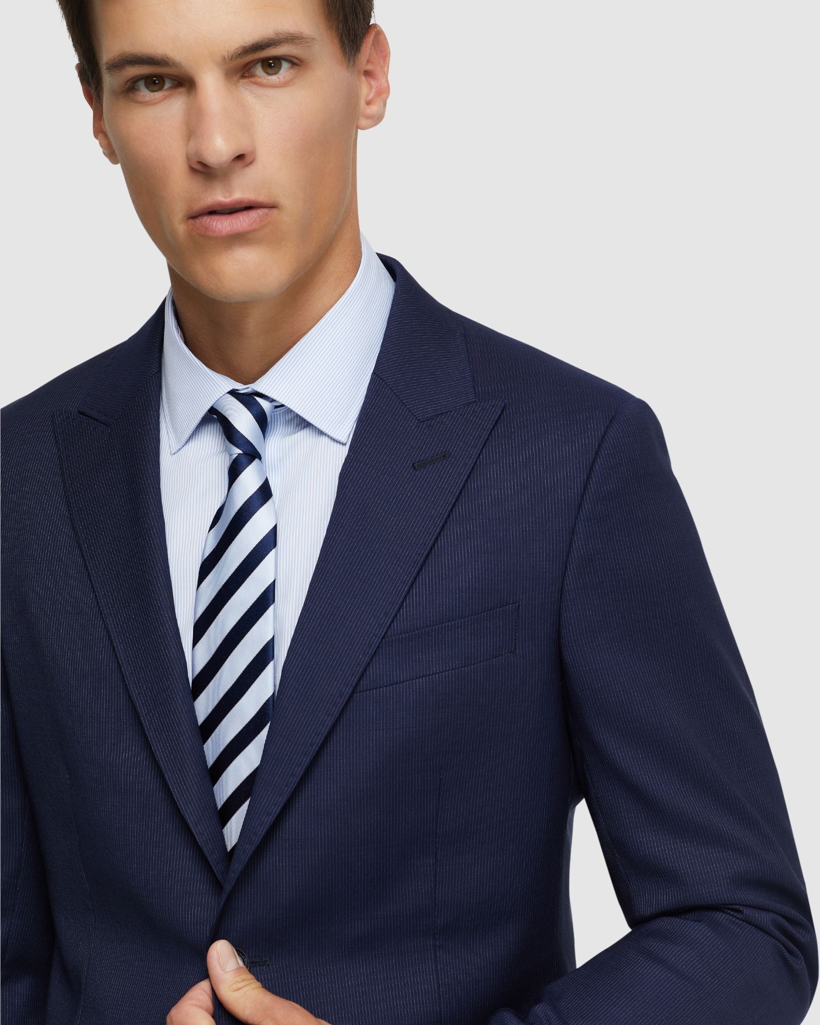 Byron Luxury Half Canvas Suit Jacket - Image 4