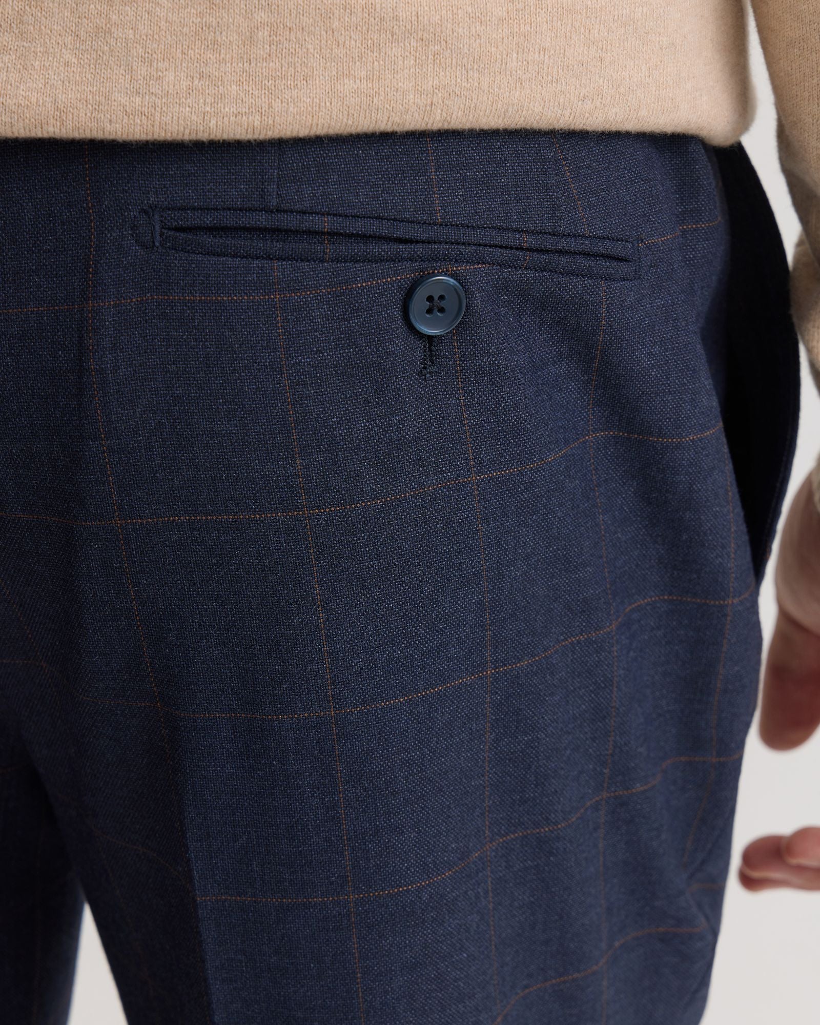 Byron Side Tab Cuff Trousers - Image 6