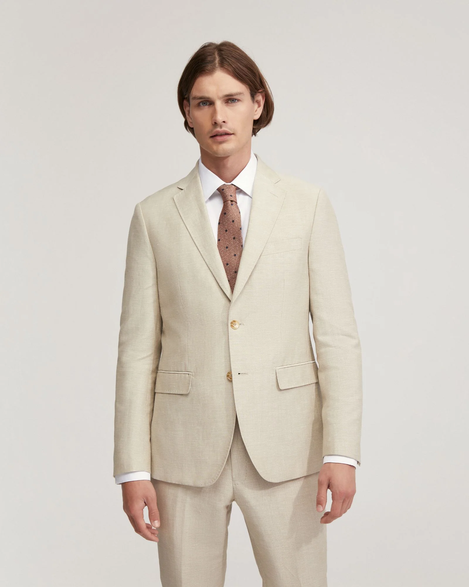 Byron Wool Linen Suit Jacket - Image 5