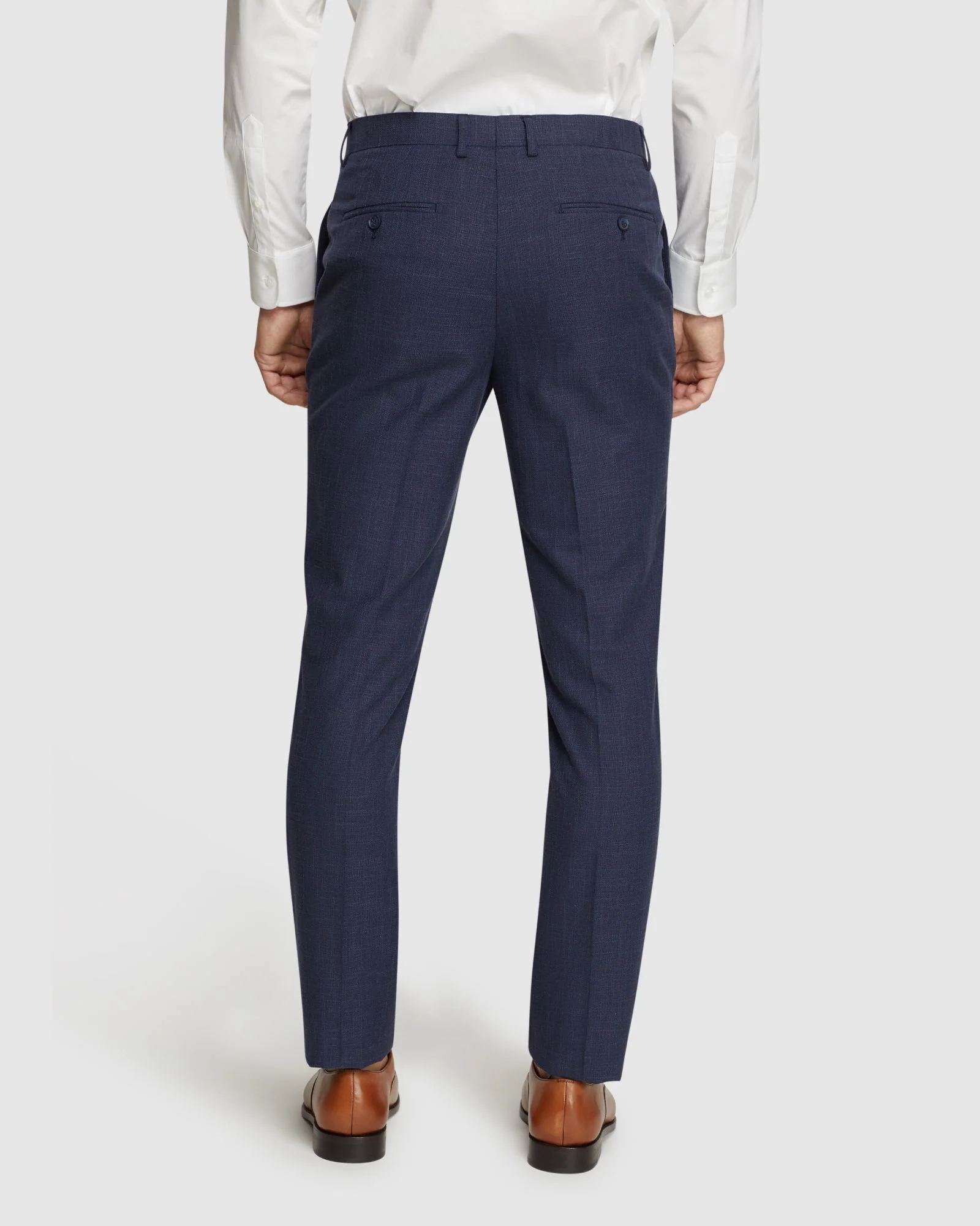 Byron Wool Rich Suit Trousers - Image 3
