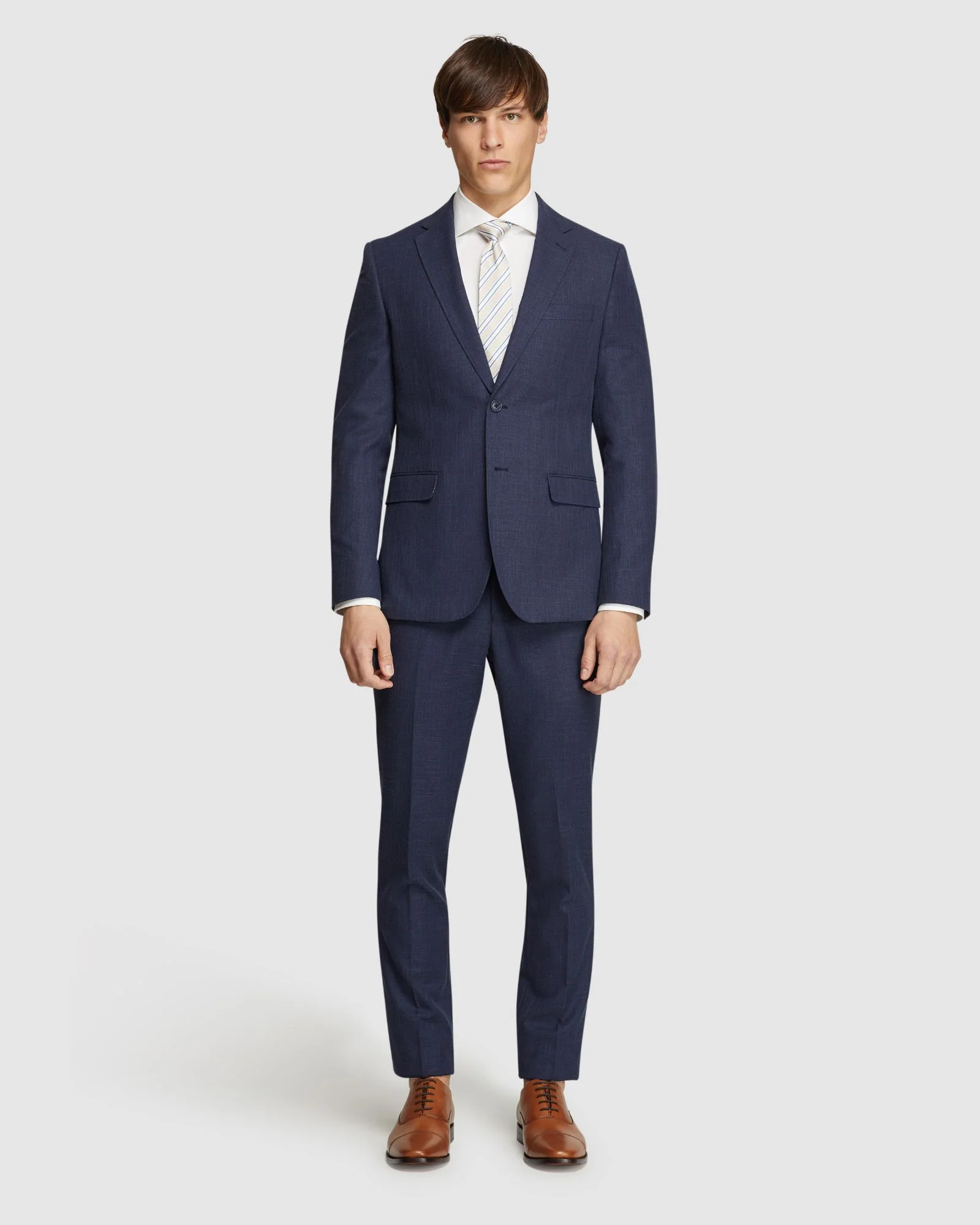 Byron Wool Rich Suit Trousers - Image 5