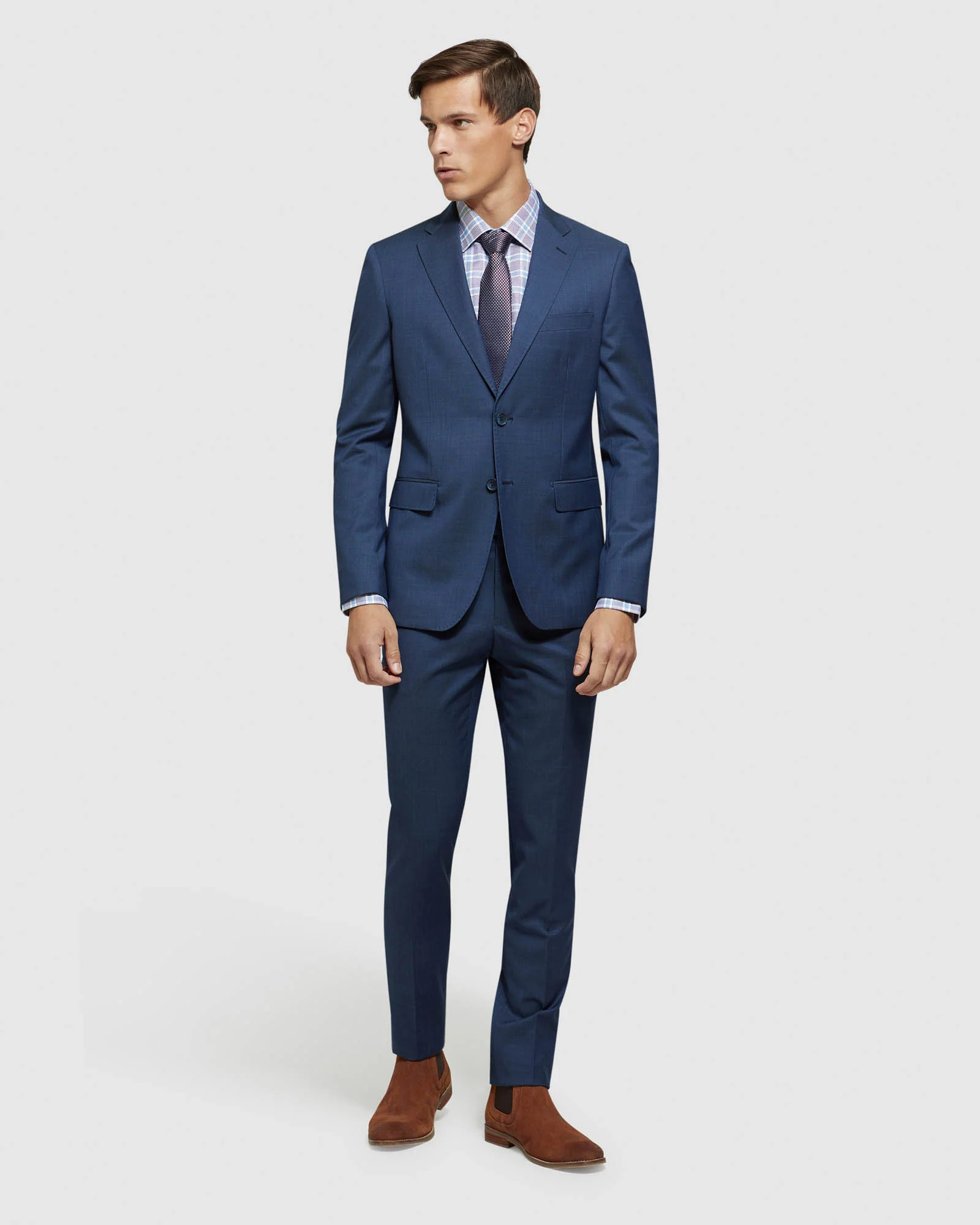 Byron Wool Stretch Suit Trousers - Image 5