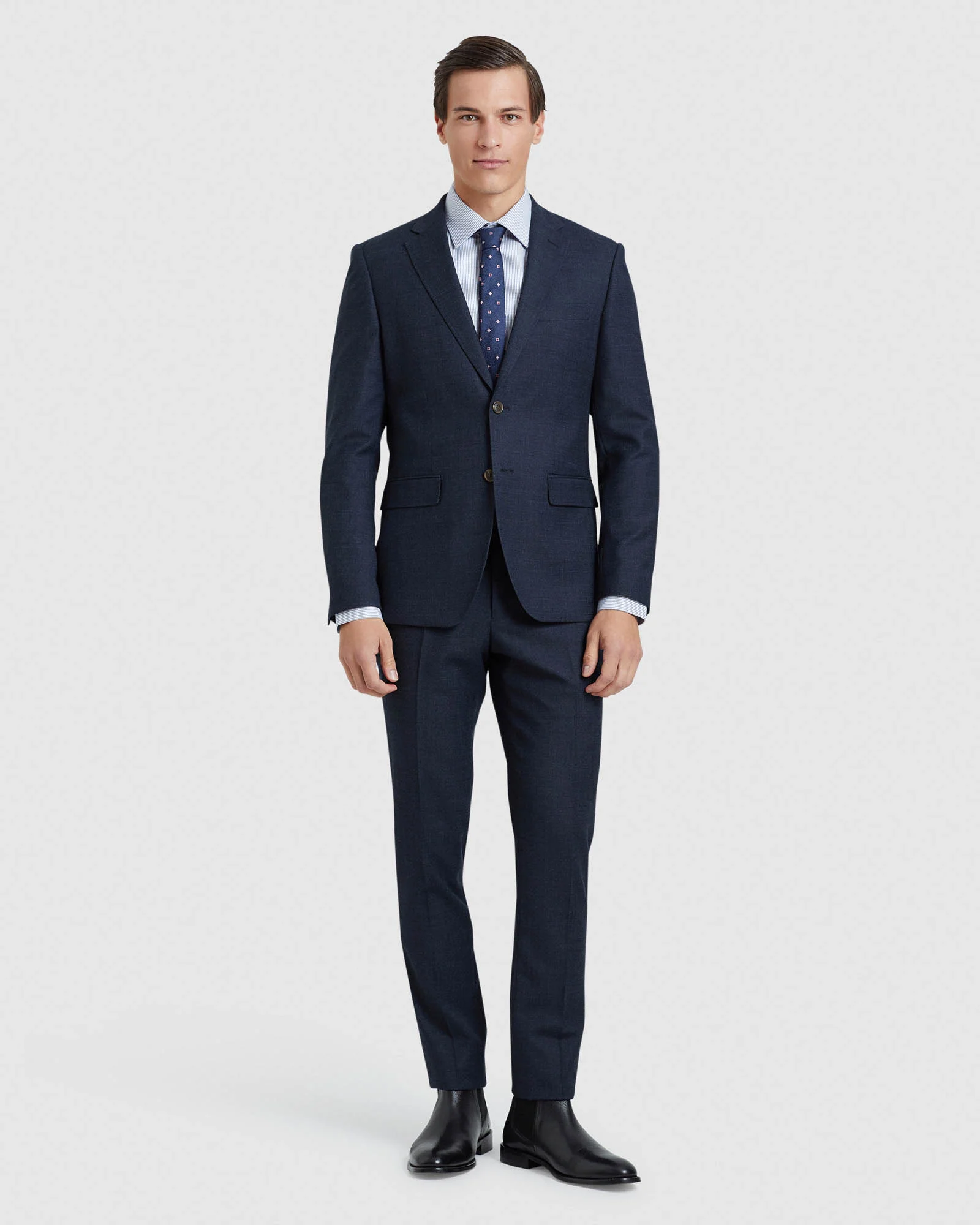 Byron Wool Stretch Suit Trousers - Image 5