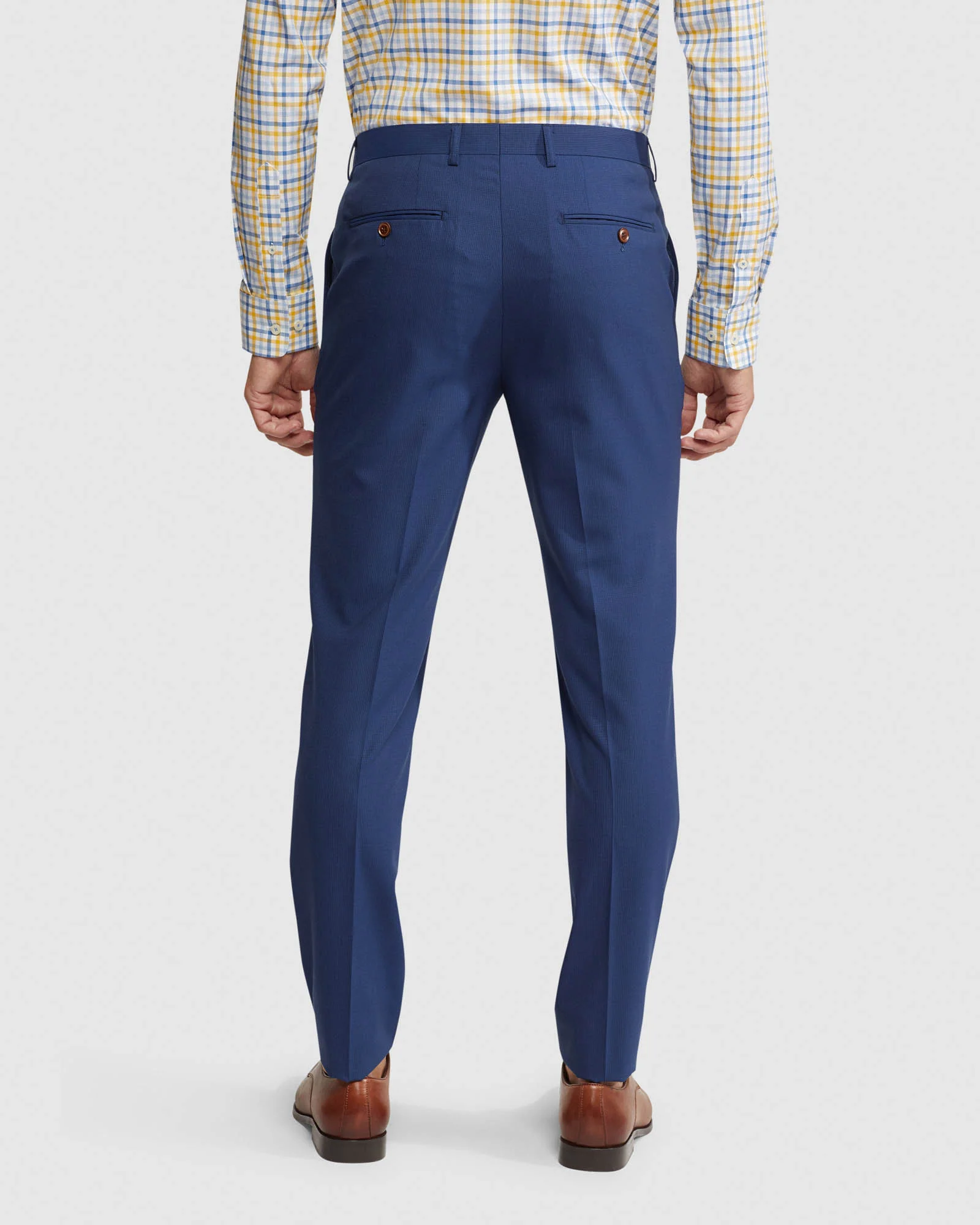 Byron Wool Stretch Suit Trousers - Image 3