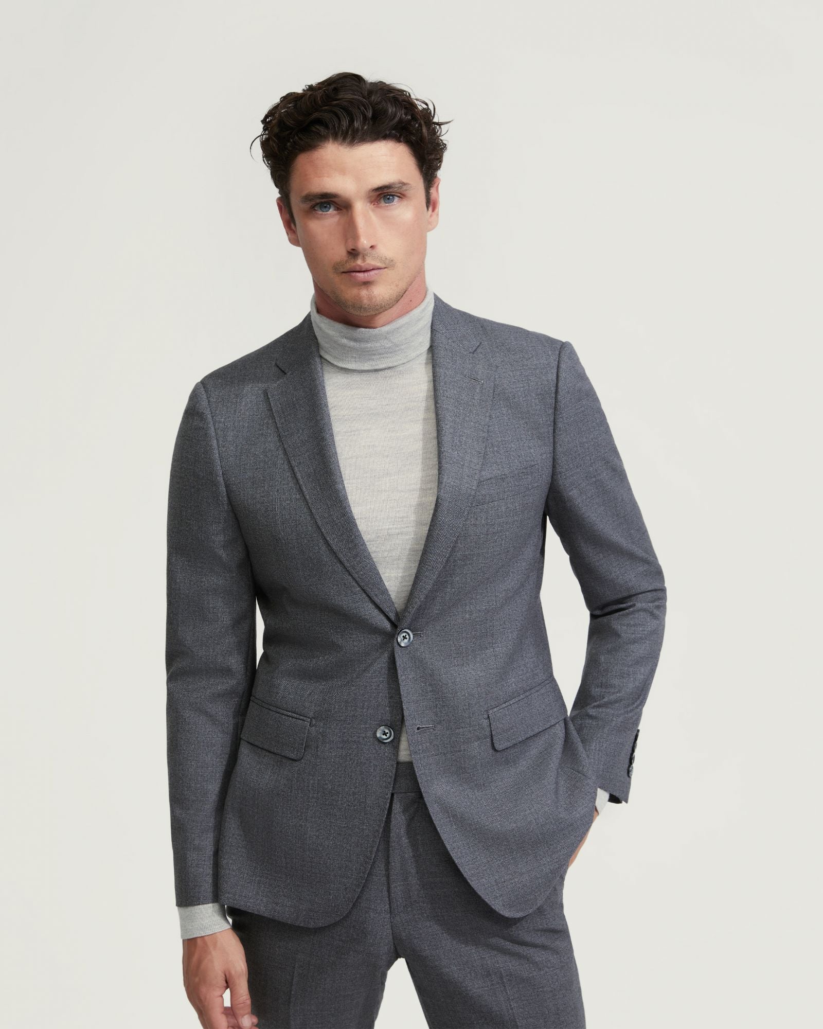 Byron Wool Suit Jacket - Image 5