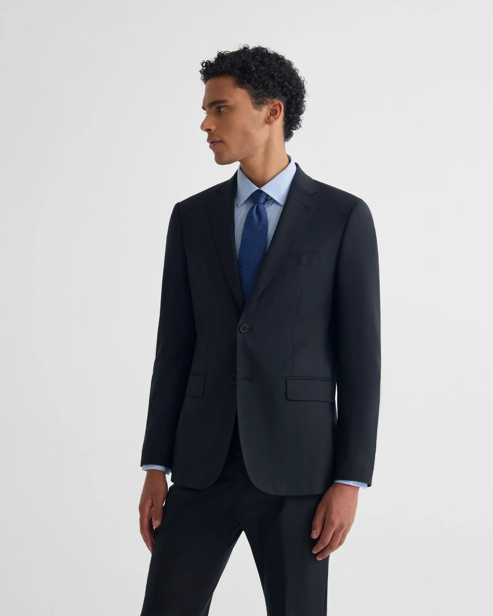 Byron Comfort Line Wool Suit Jacket - Image 10