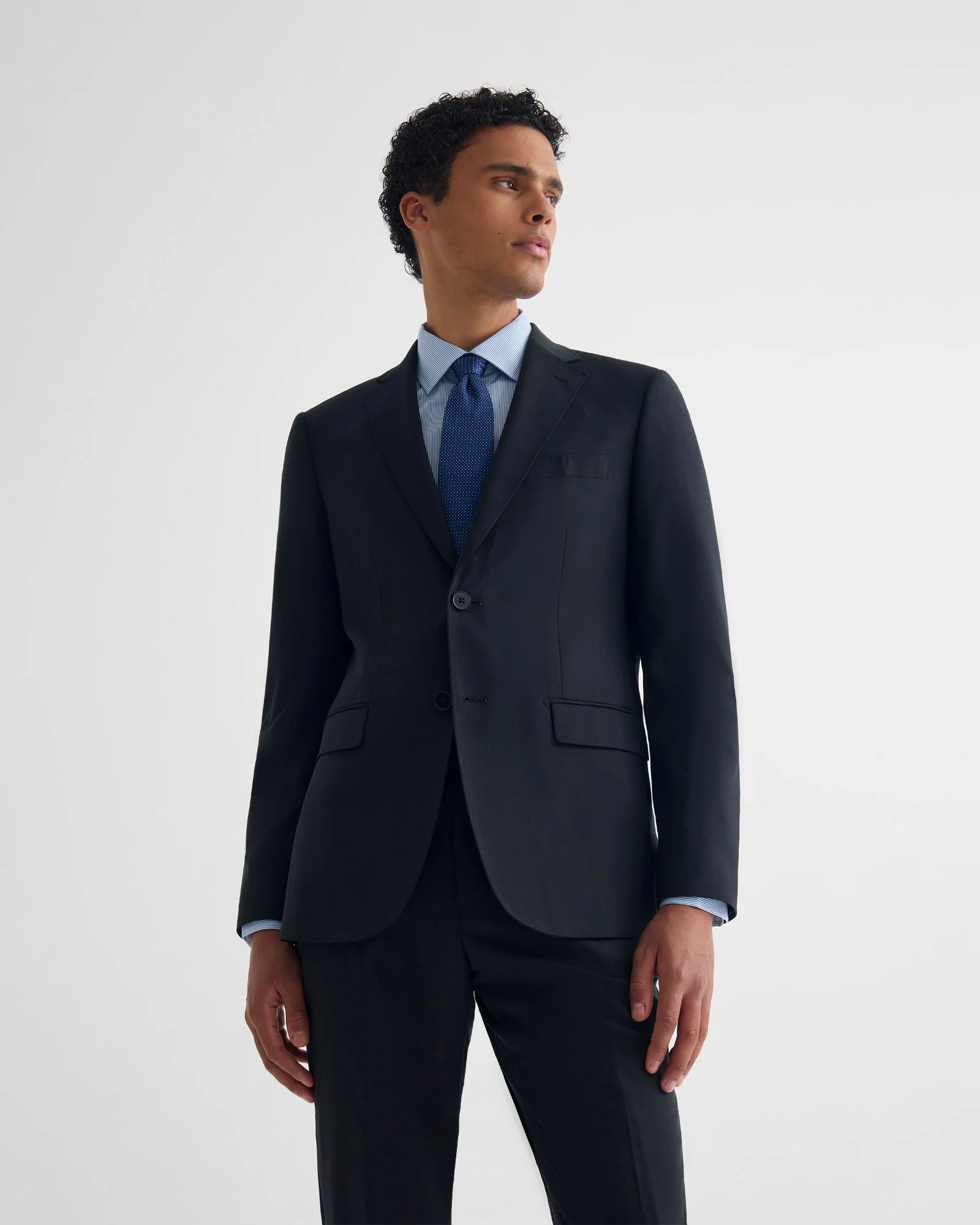 Byron Comfort Line Wool Suit Jacket - Image 12