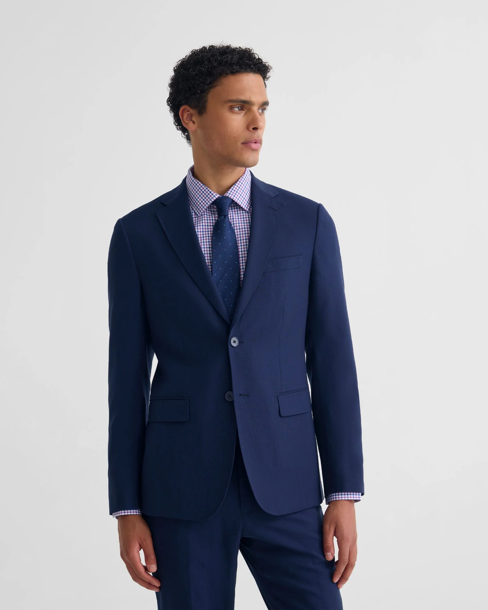 Byron Comfort Line Wool Suit Jacket - Image 6