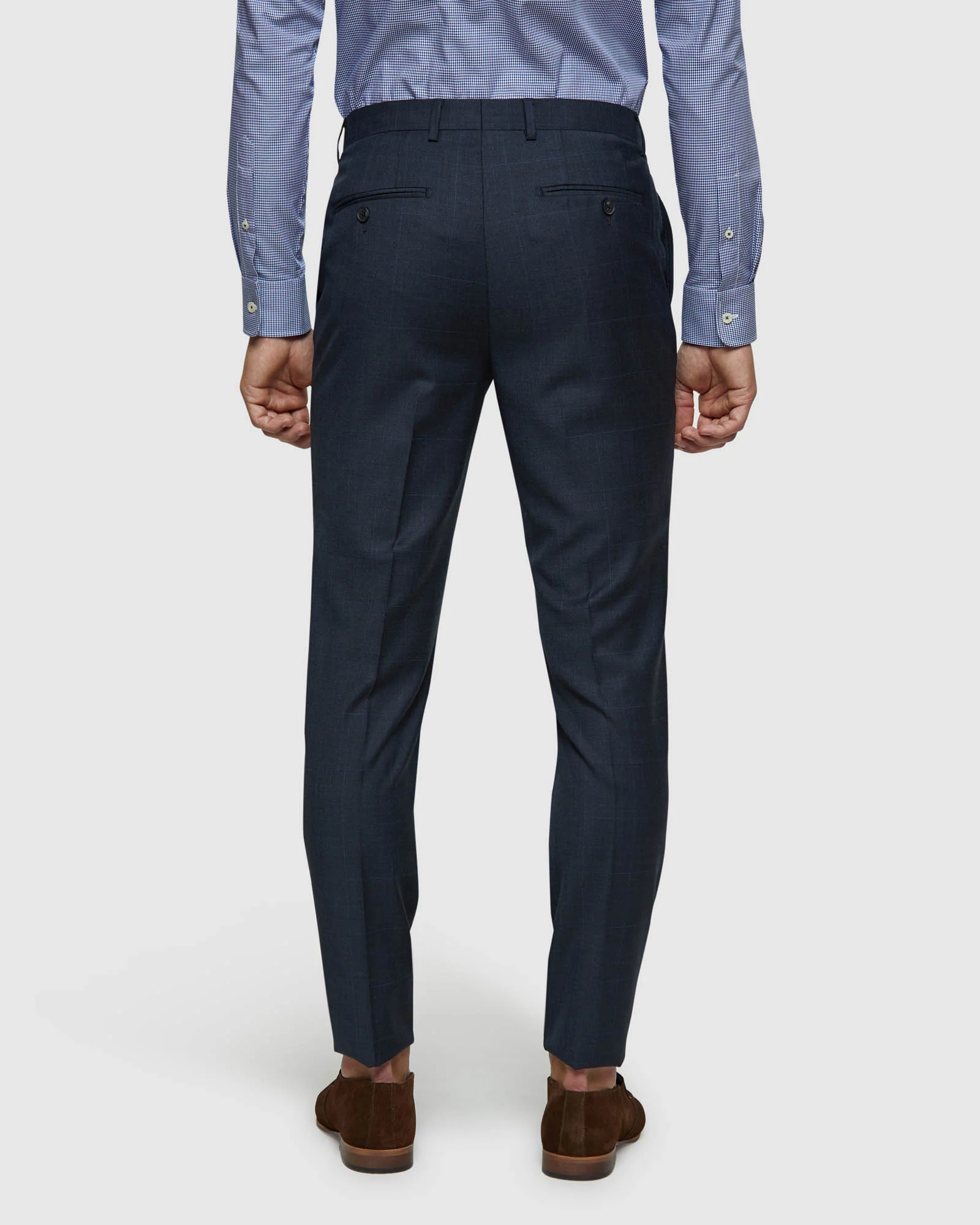 Byron Wool Suit Trousers - Image 3