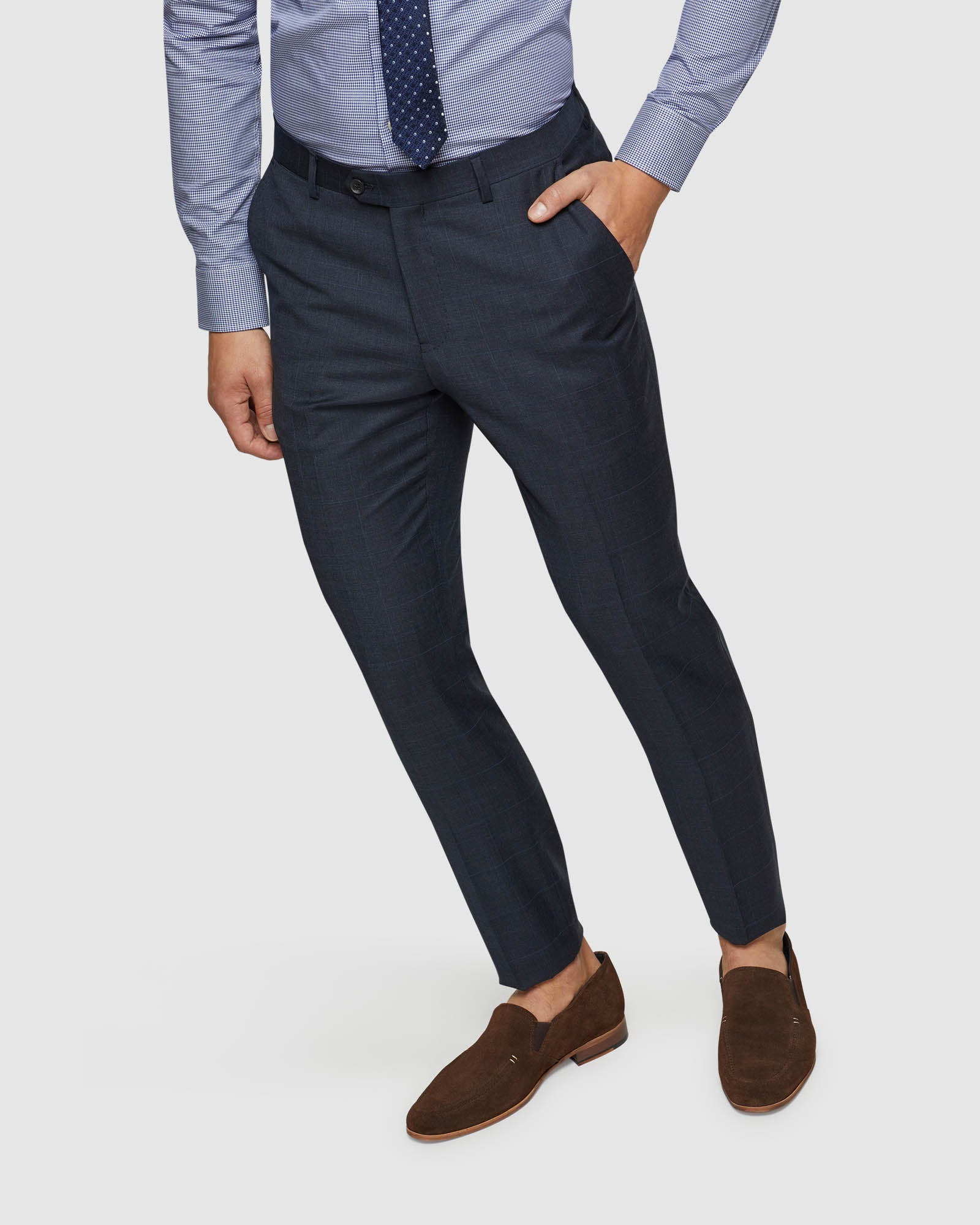 Byron Wool Suit Trousers - Image 4