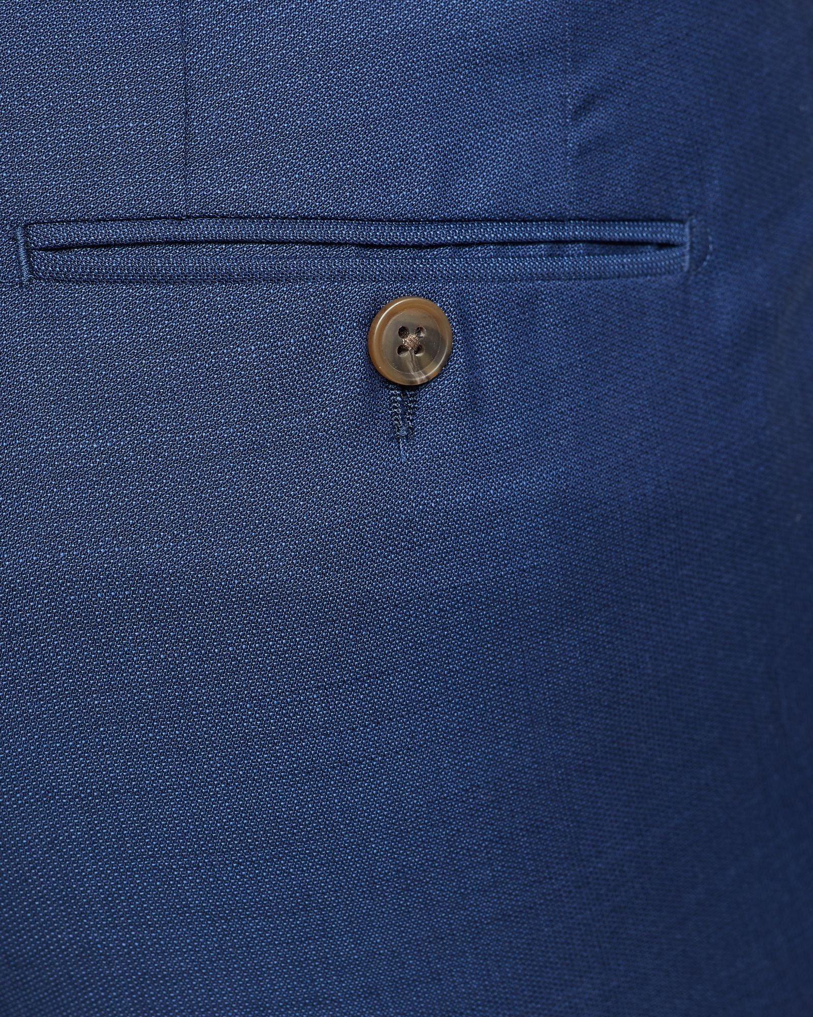 Byron Folded Cuff Wool Suit Trousers - Image 6