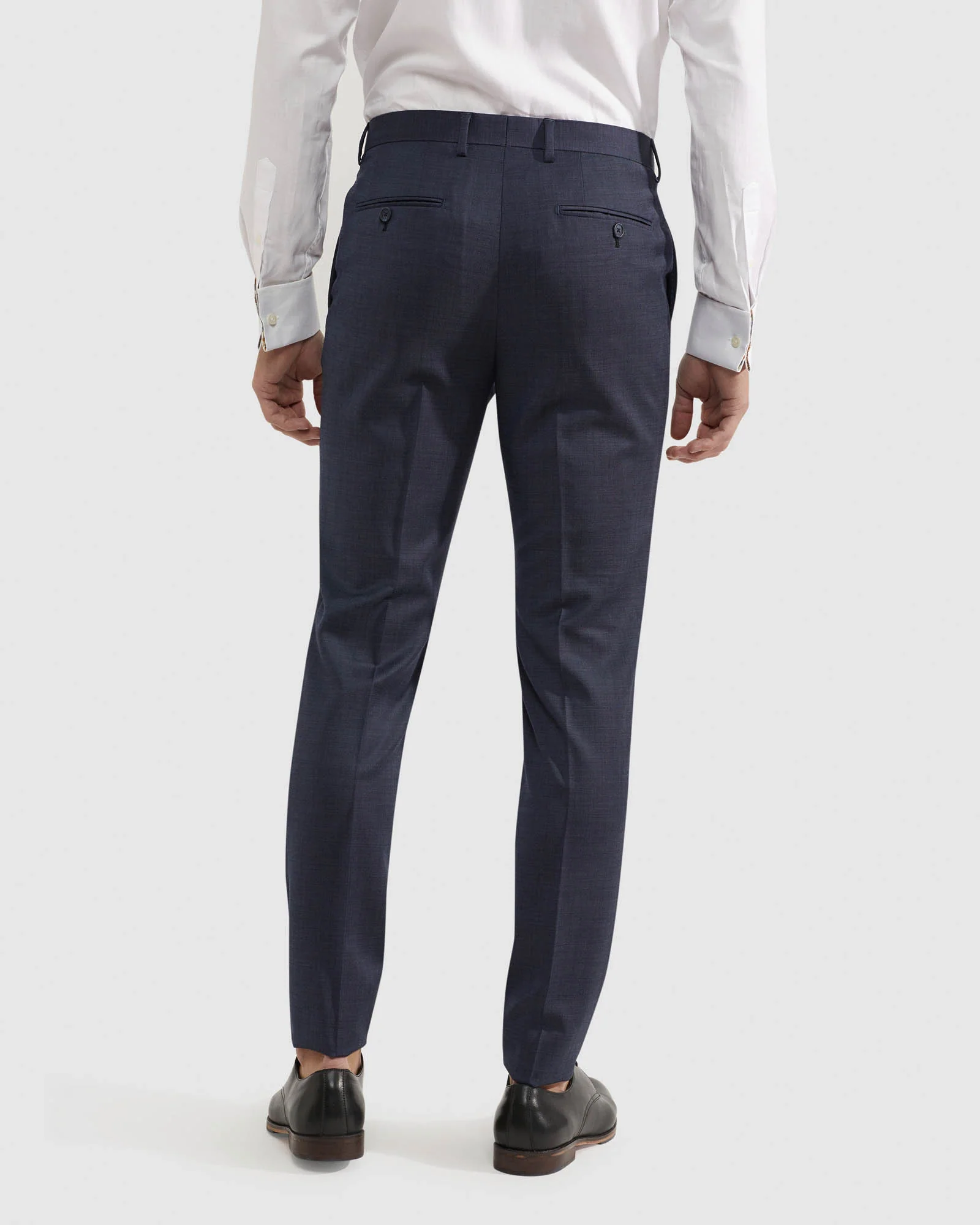 Byron Wool Suit Trousers - Image 3