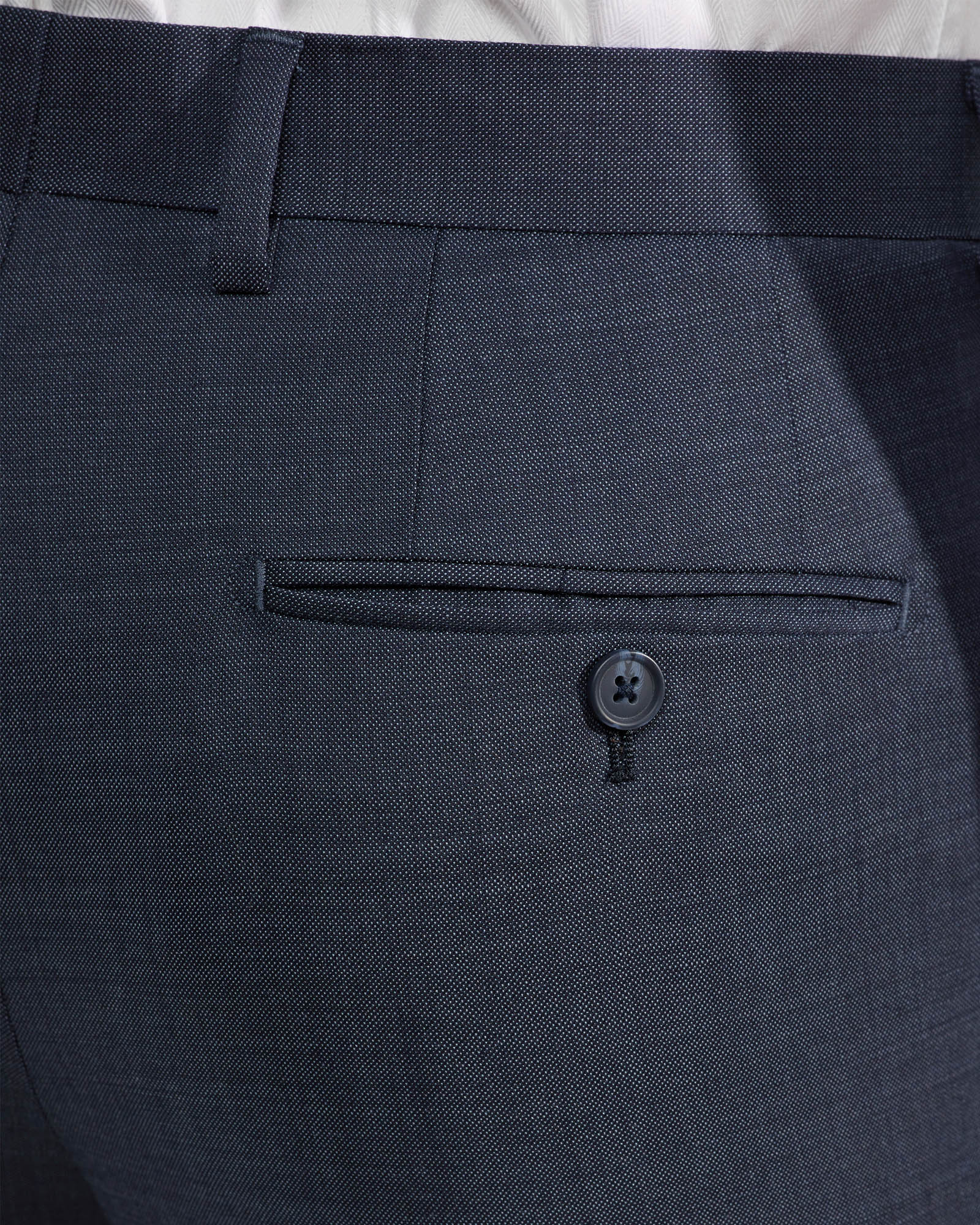Byron Wool Suit Trousers - Image 6