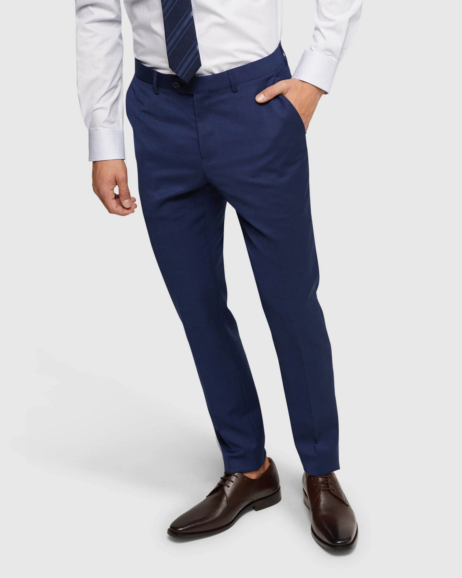 Byron Wool Suit Trousers - Image 4