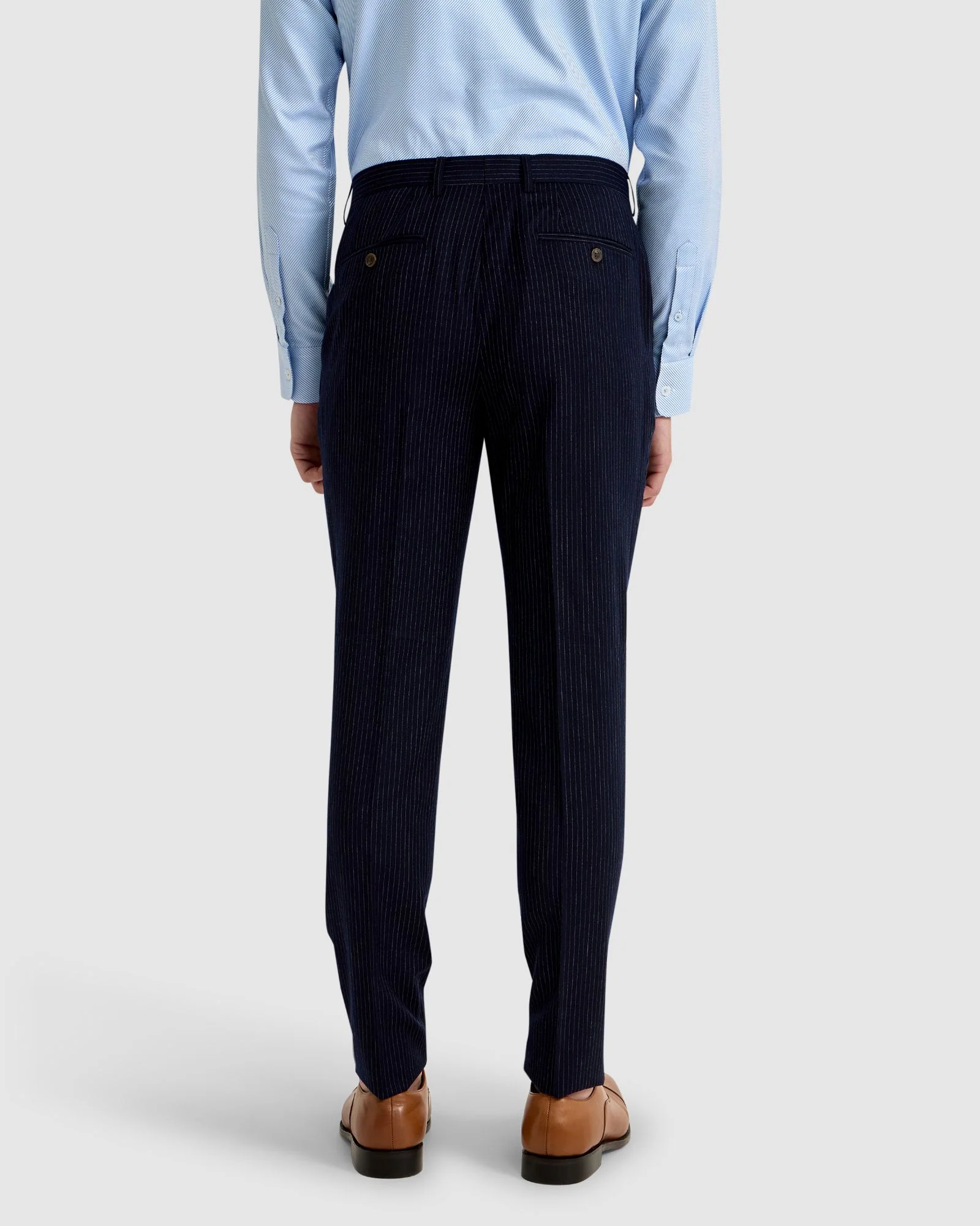Byron Wool Suit Trousers - Image 3
