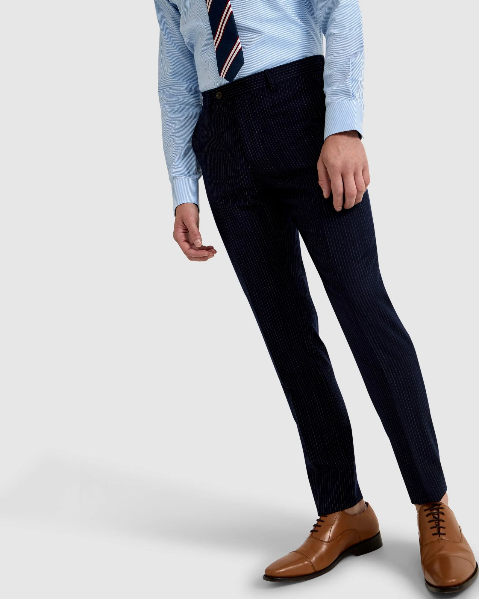 Byron Wool Suit Trousers - Image 4