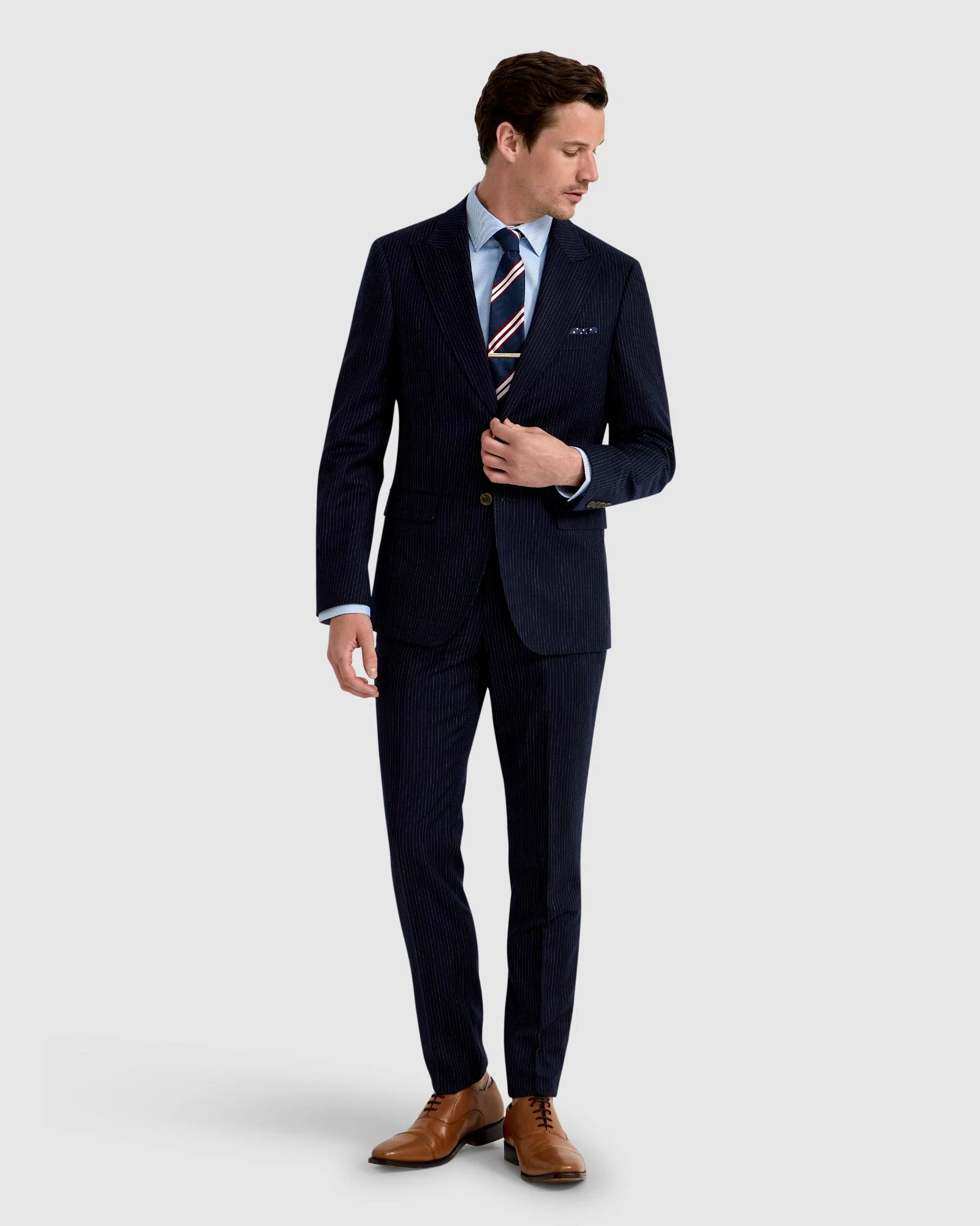 Byron Wool Suit Trousers - Image 5