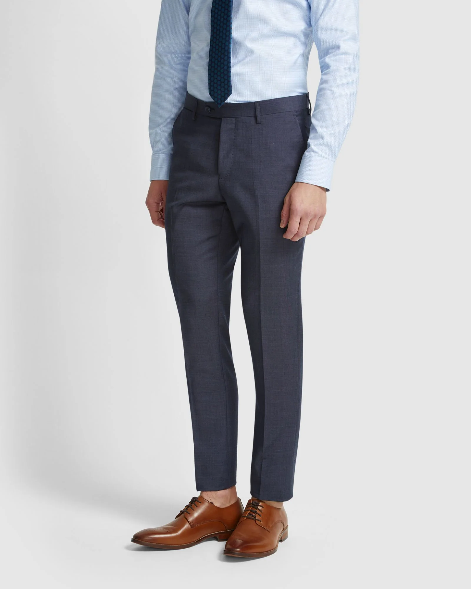 Byron Wool Suit Trousers - Image 2