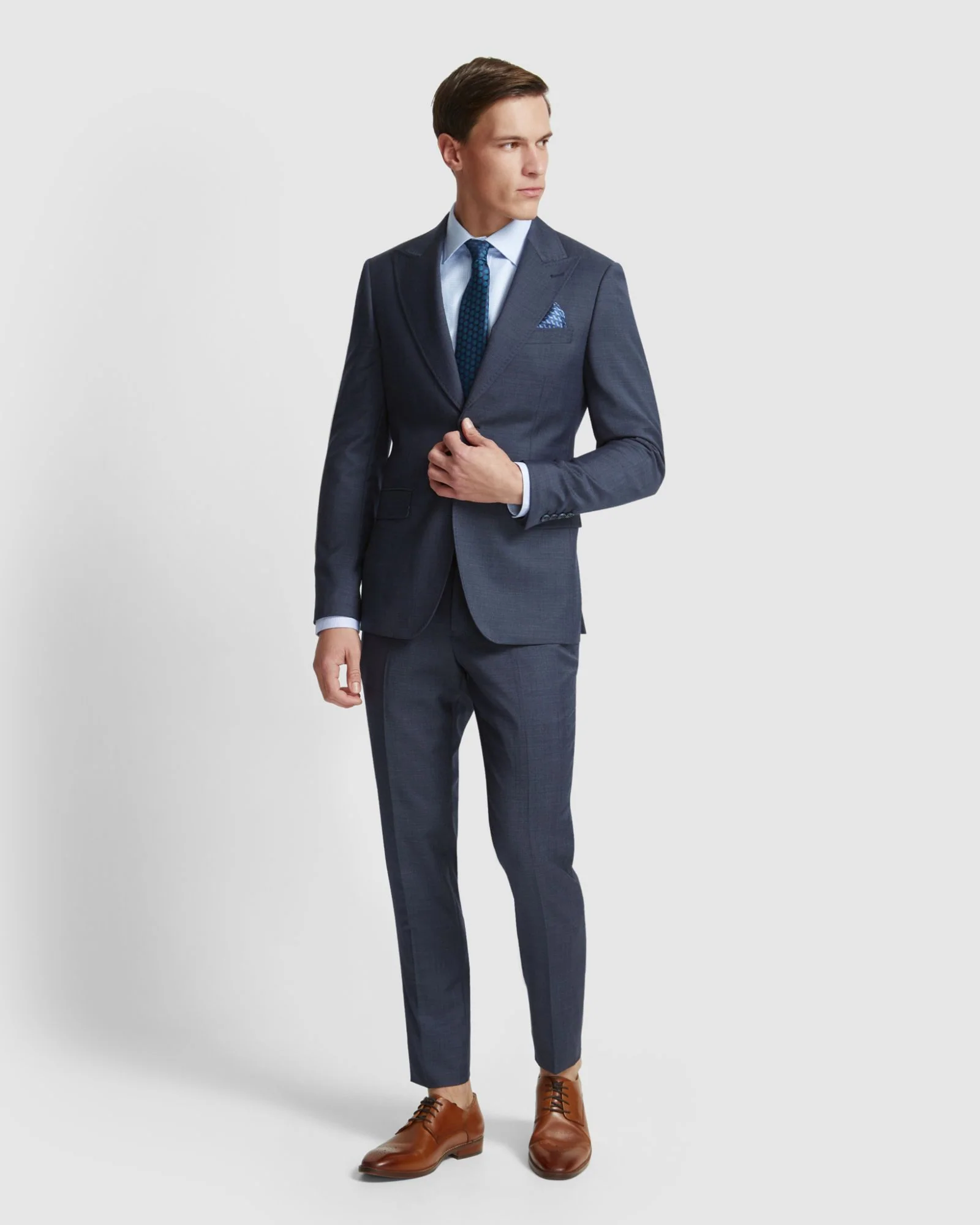 Byron Wool Suit Trousers - Image 4