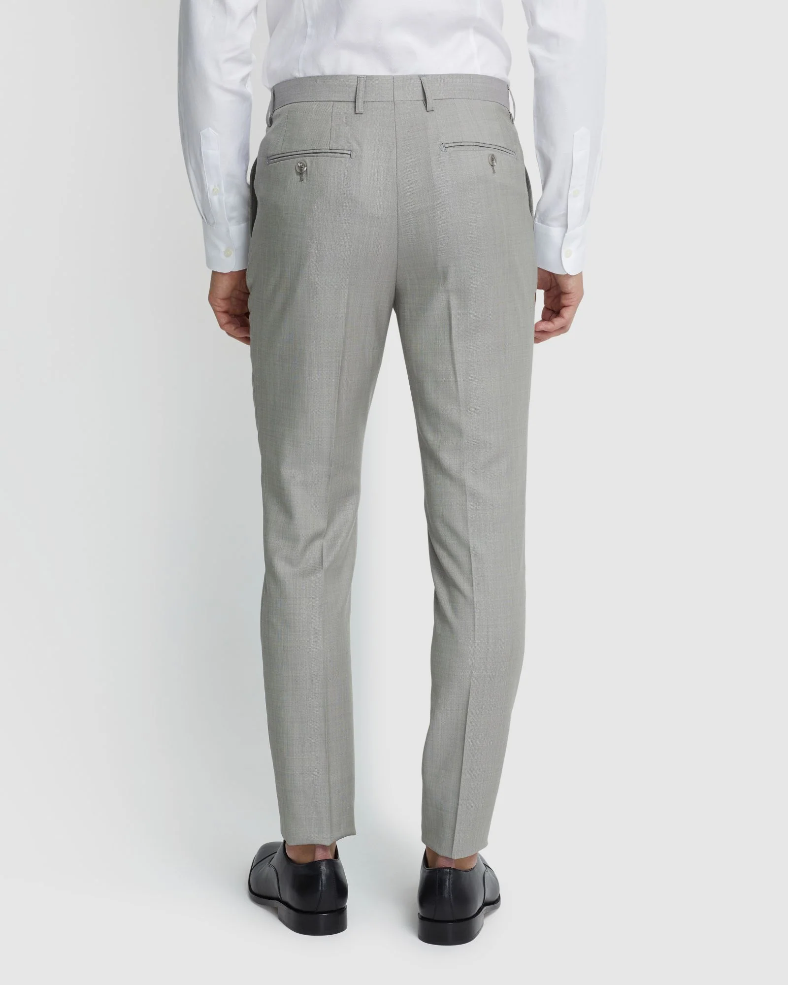 Byron Wool Suit Trousers - Image 3