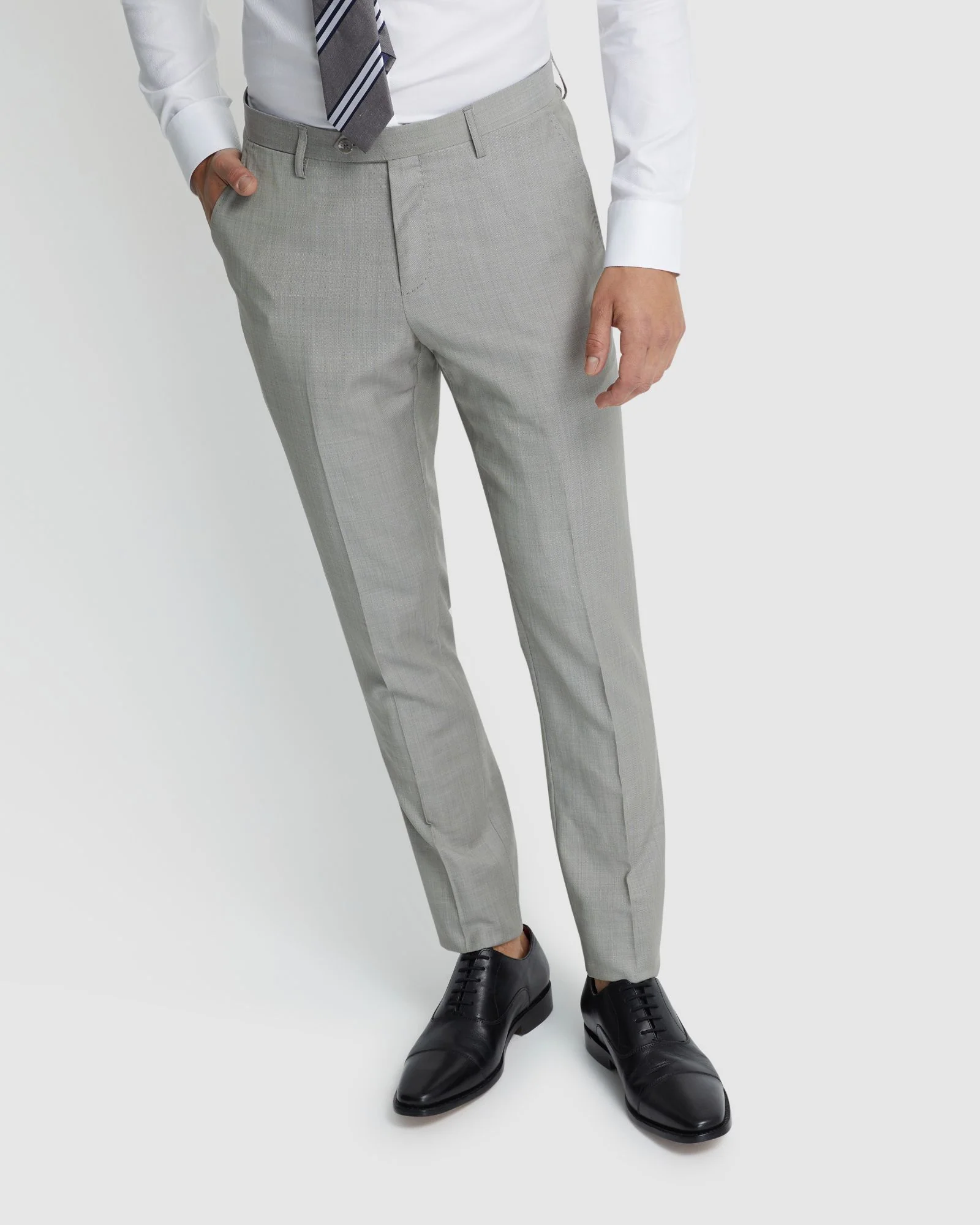 Byron Wool Suit Trousers - Image 4