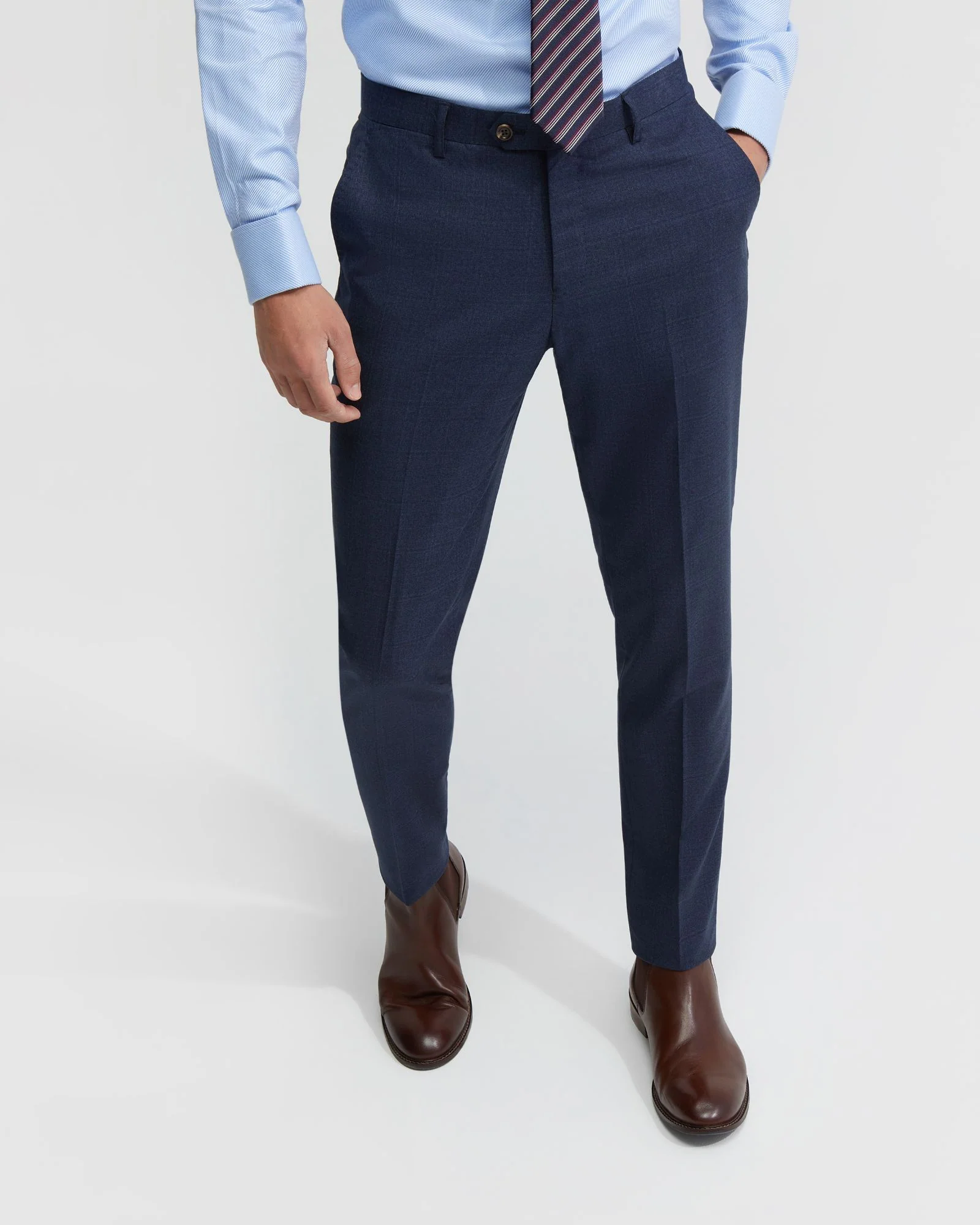 Byron Wool Suit Trousers - Image 4