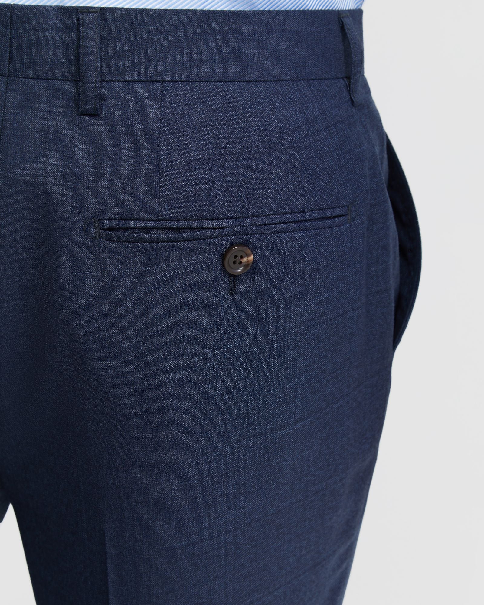 Byron Wool Suit Trousers - Image 6