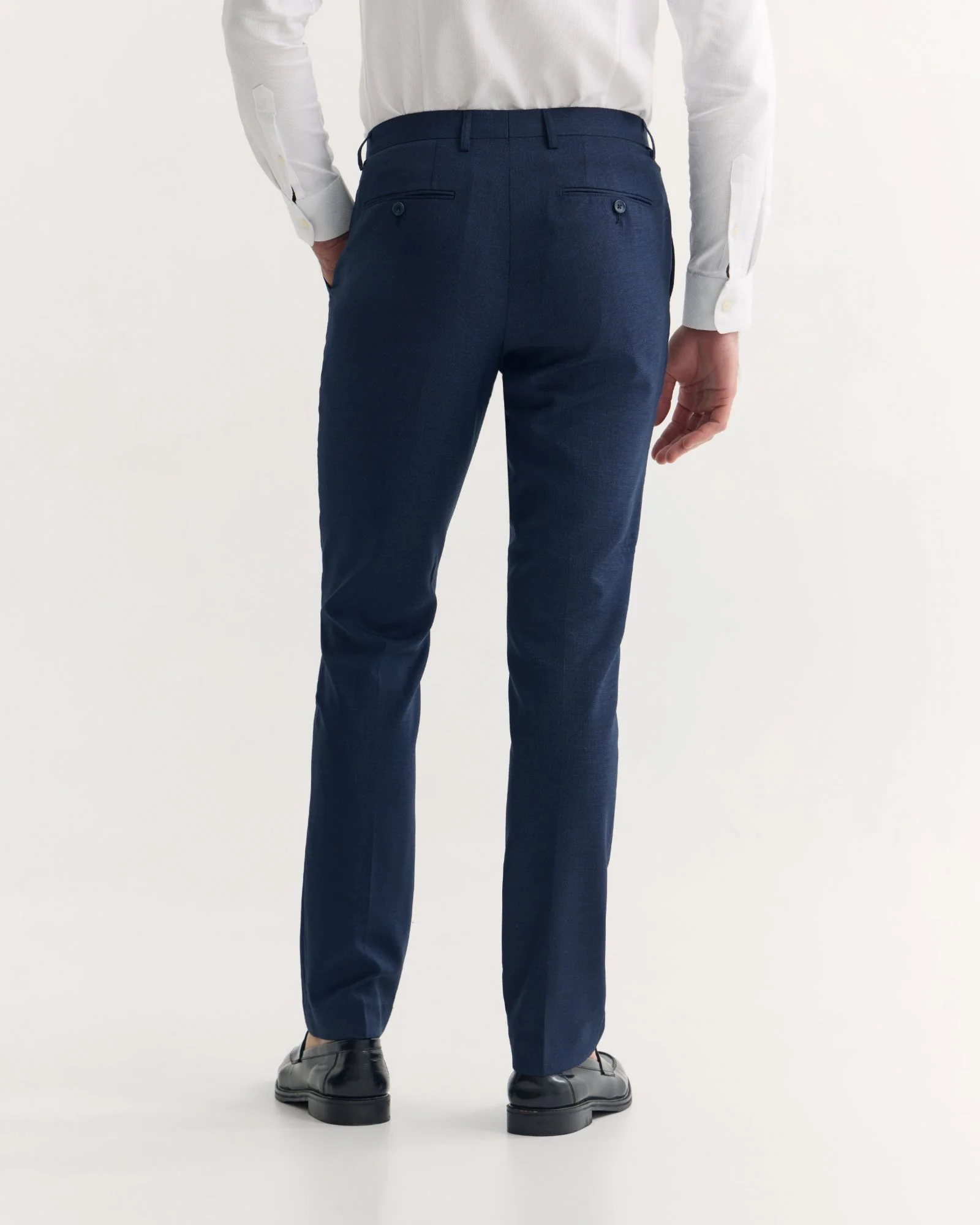 Byron Wool Suit Trousers - Image 3