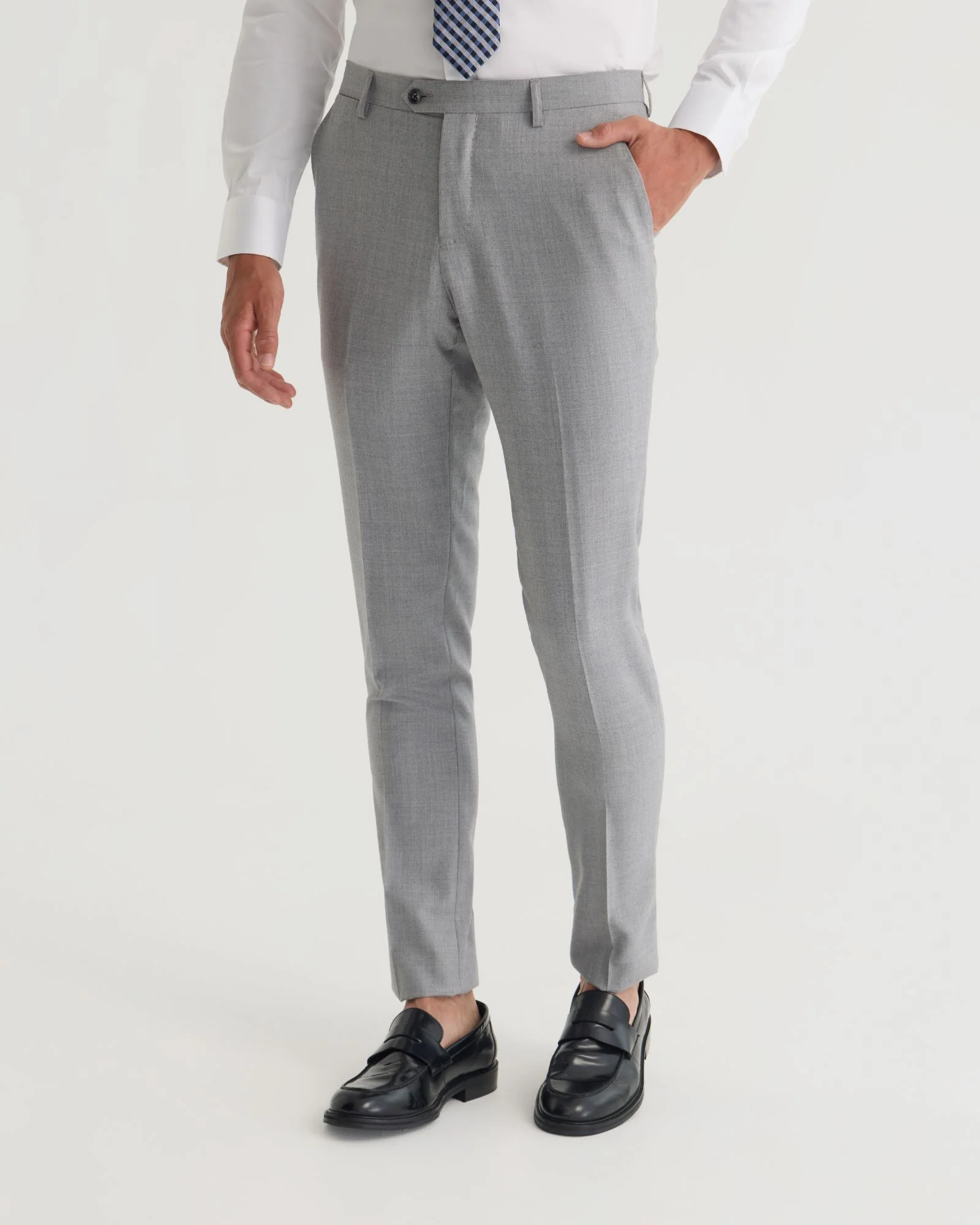 Byron Wool Suit Trousers - Image 2
