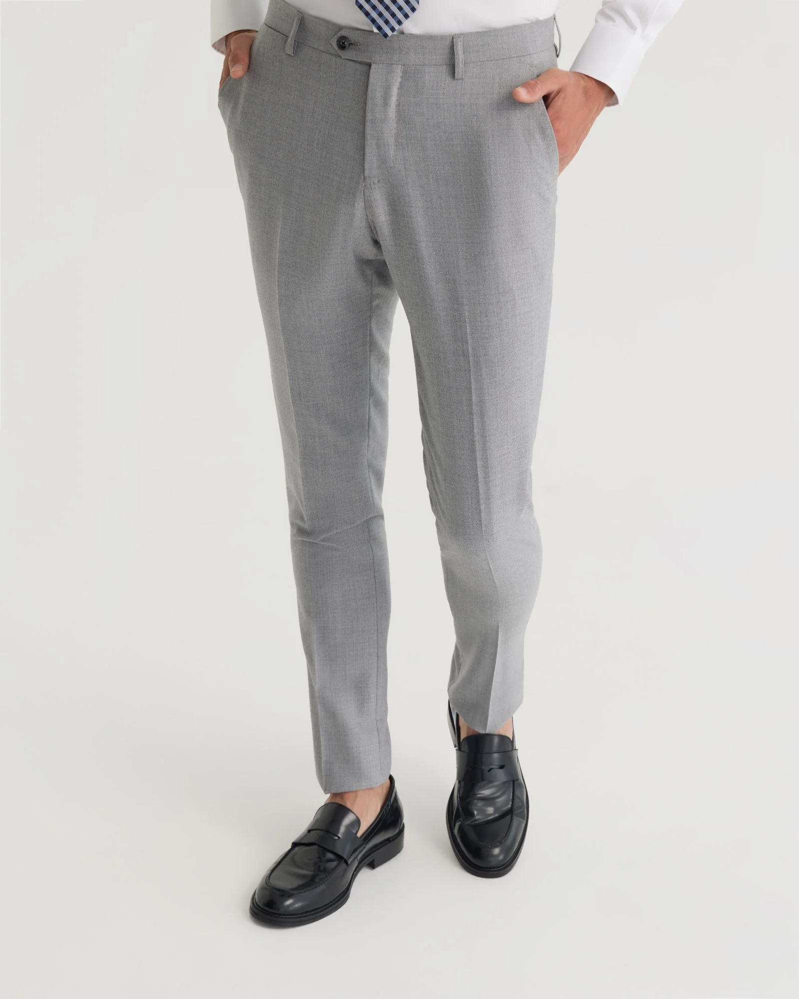 Byron Wool Suit Trousers - Image 4