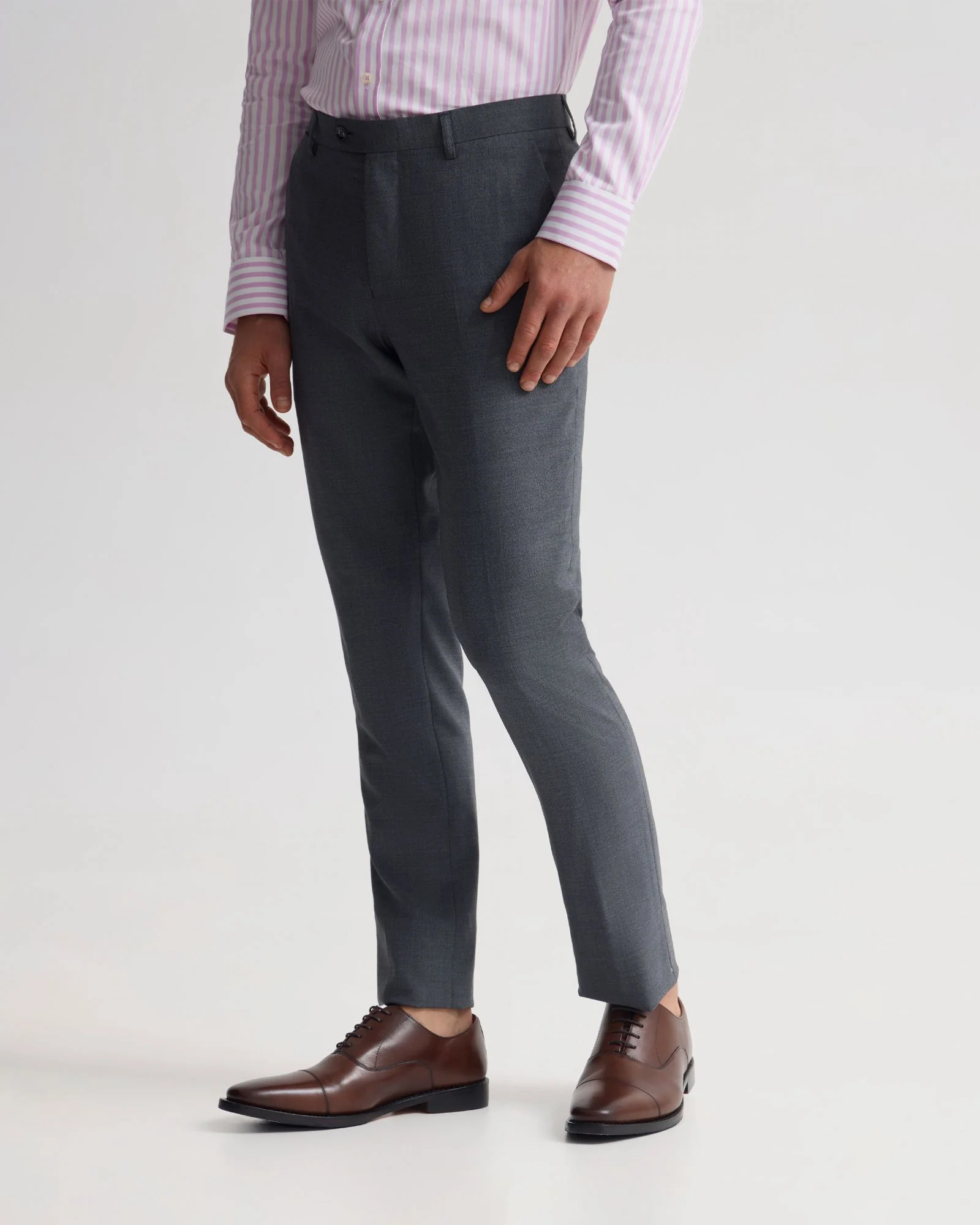 Byron Wool Suit Trousers - Image 2