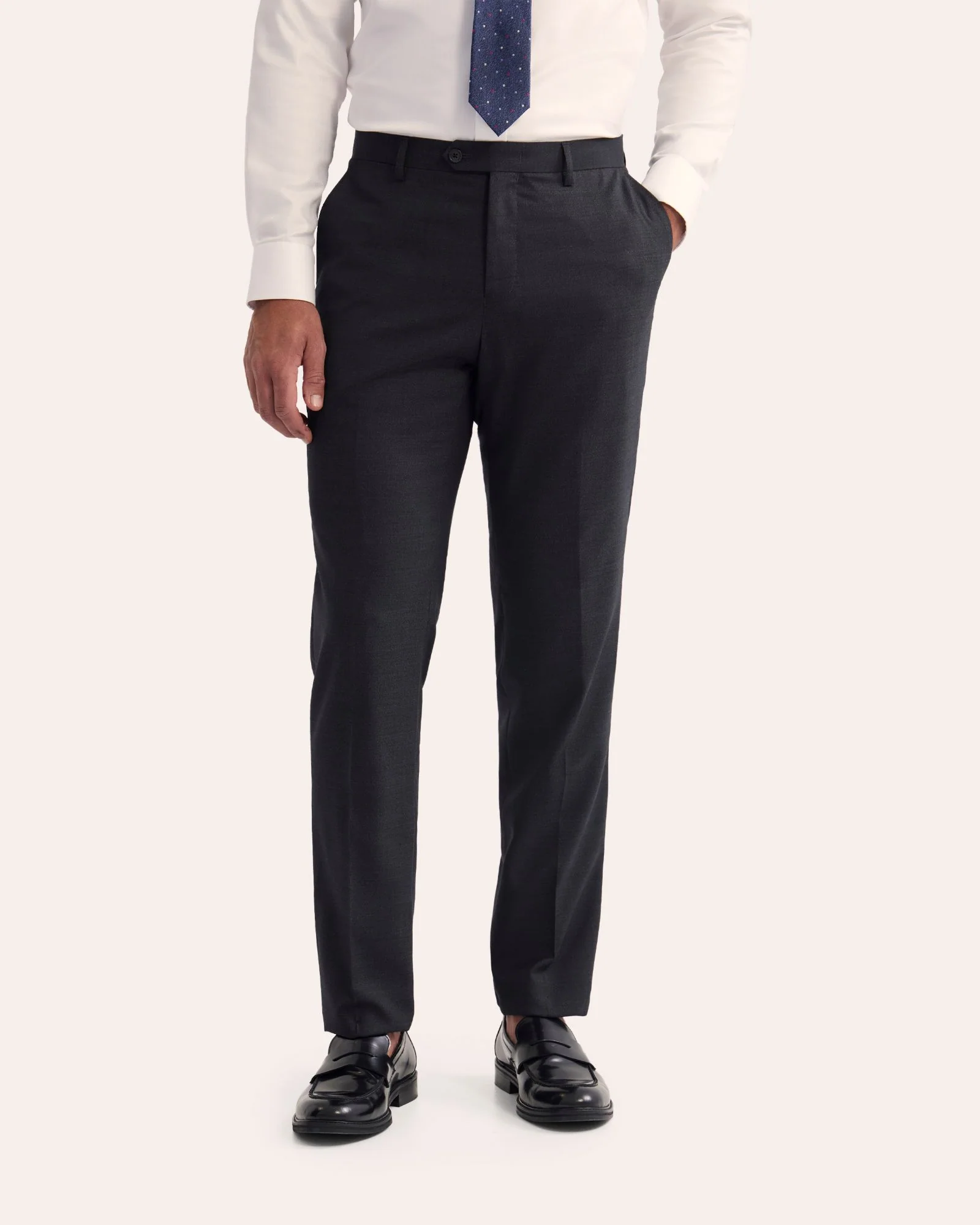 Byron Wool Suit Trousers - Image 2