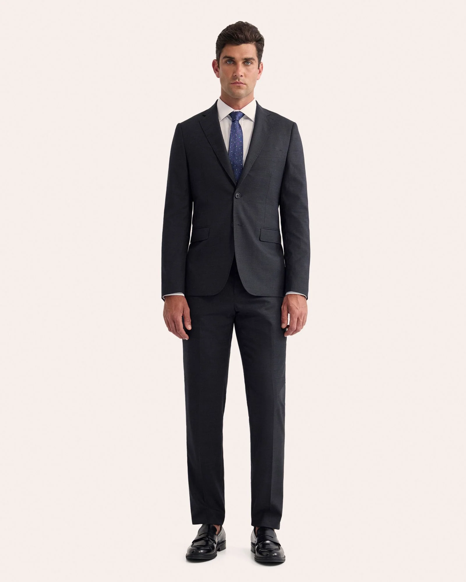 Byron Wool Suit Trousers - Image 6