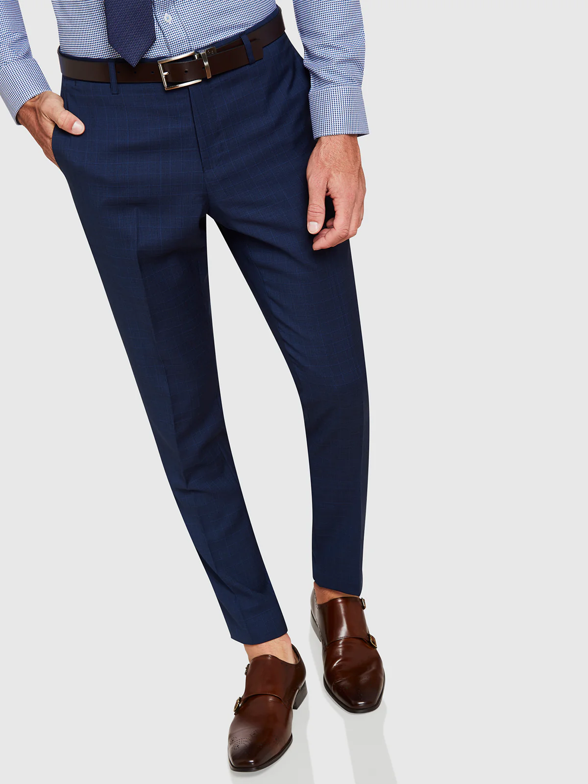 Byron Wool Suit Trousers - Image 4