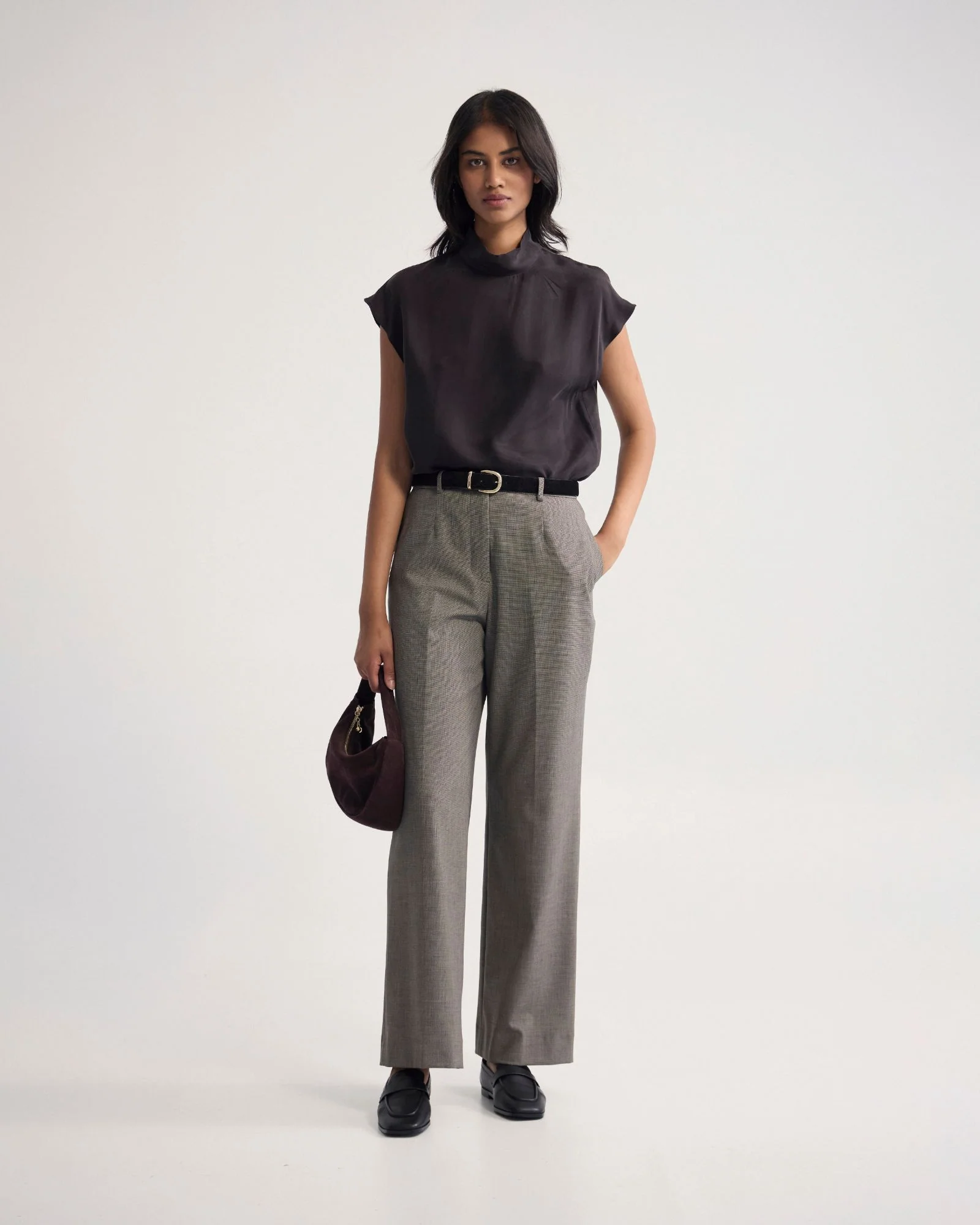 Calista Stretch Wool Blend Pant - Image 6