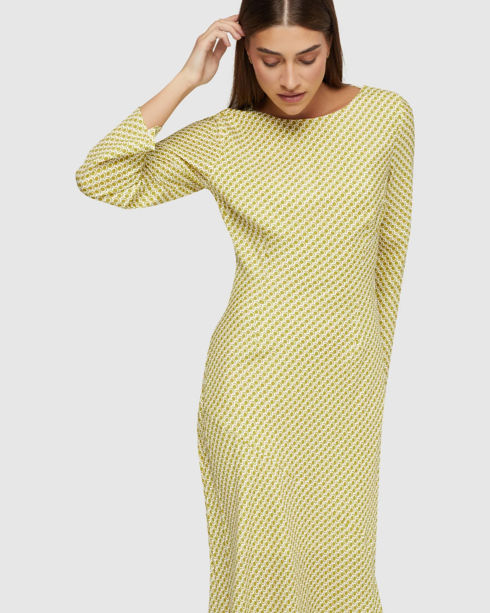 Camille Spot Print Dress - Image 5