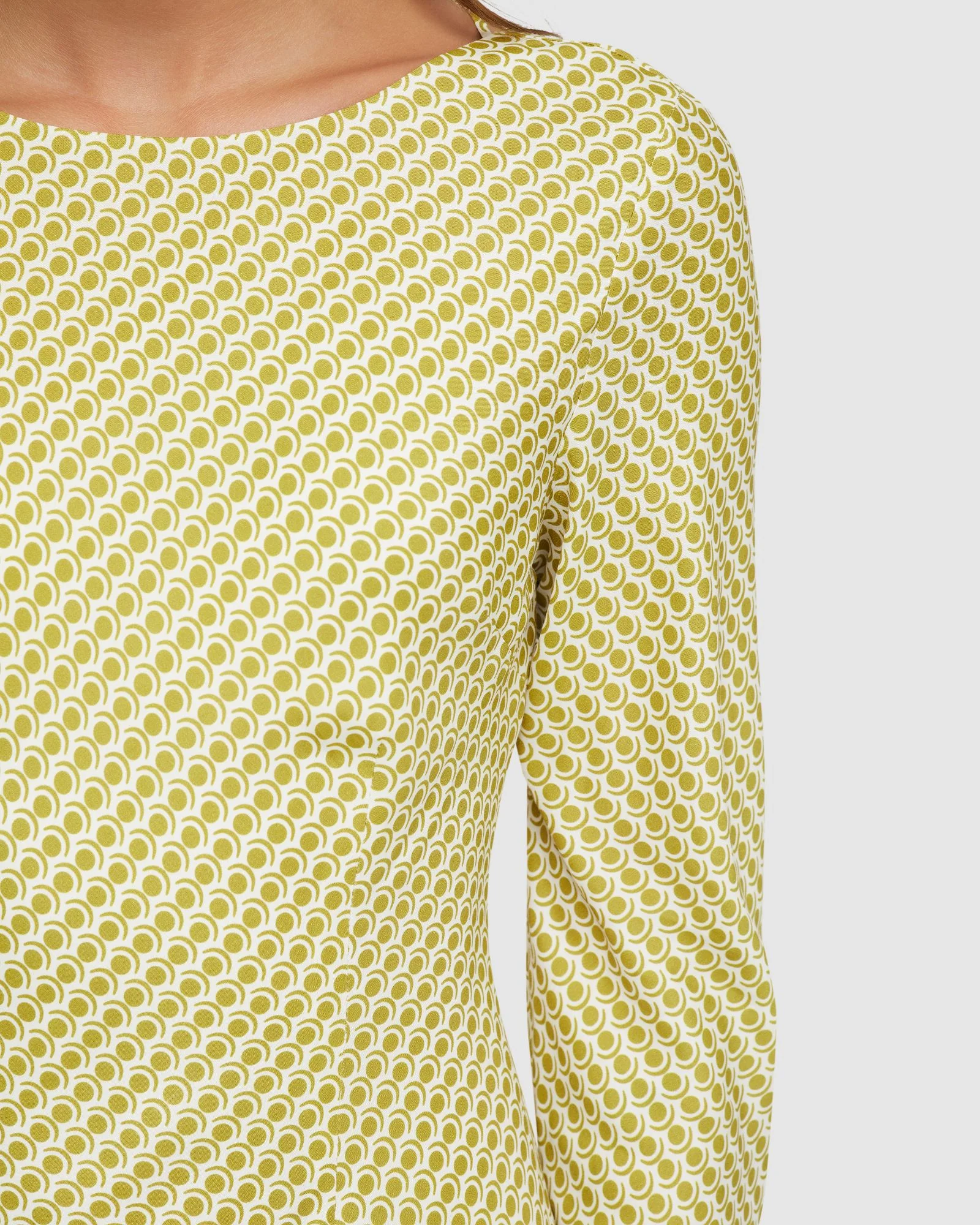 Camille Spot Print Dress - Image 6