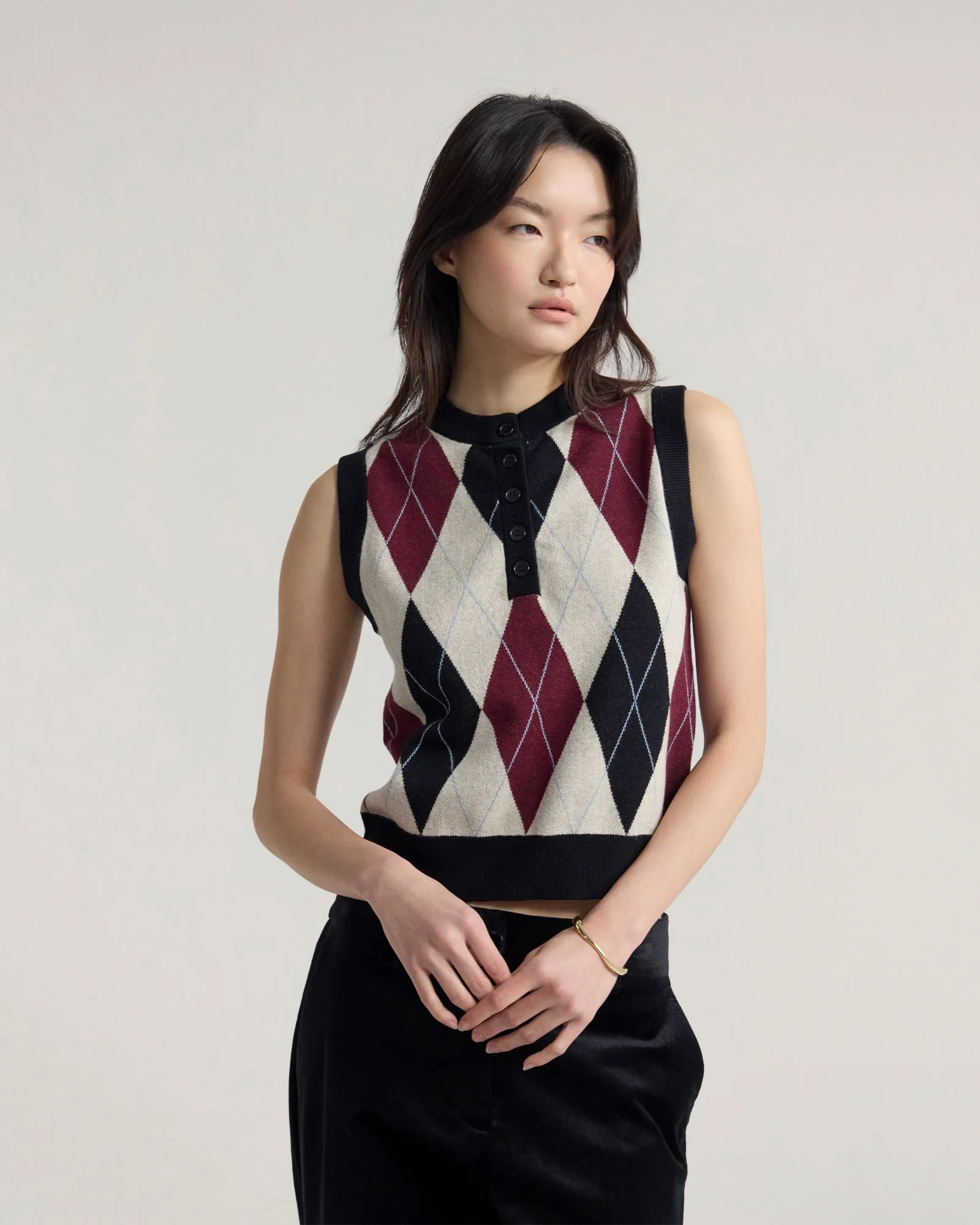Carina Argyle Vest - Image 12