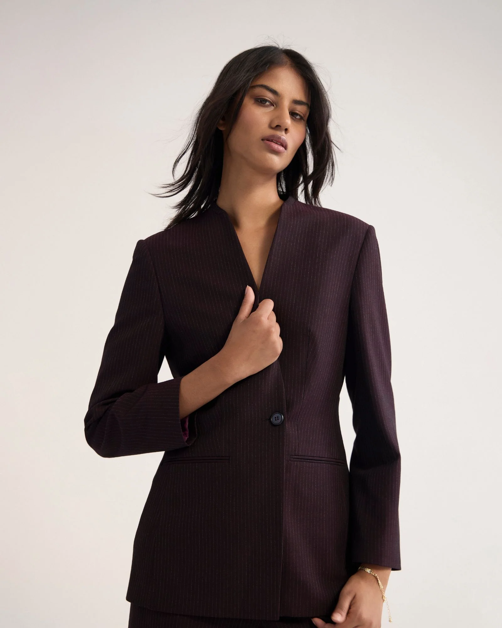 Carlie Hourglass Suit Blazer - Image 5