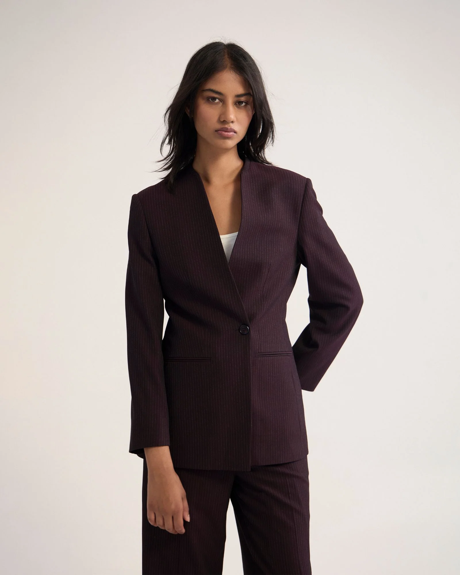 Carlie Hourglass Suit Blazer - Image 6