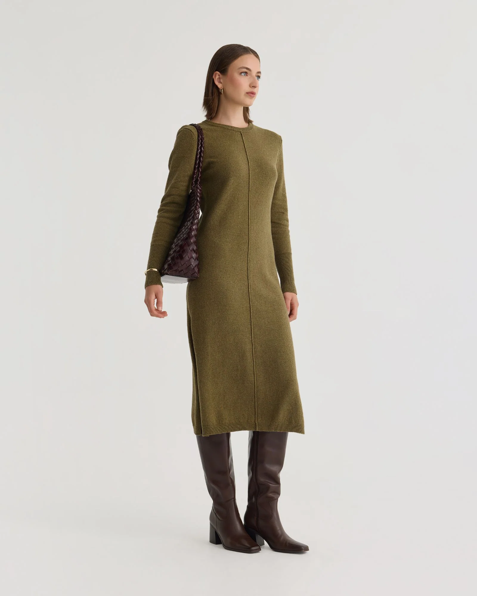 Chrissy Knitted Sweater Dress