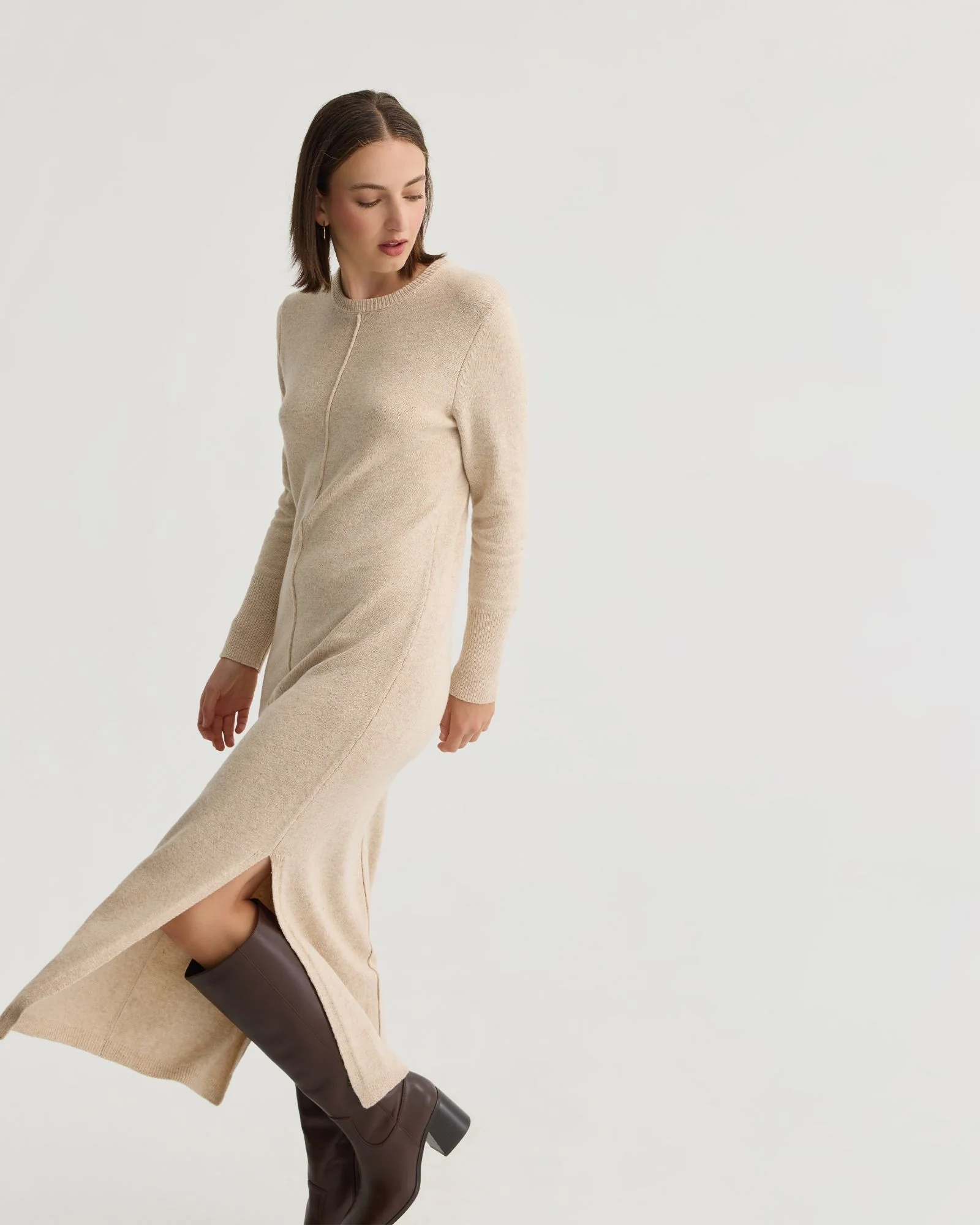 Chrissy Knitted Sweater Dress - Image 10