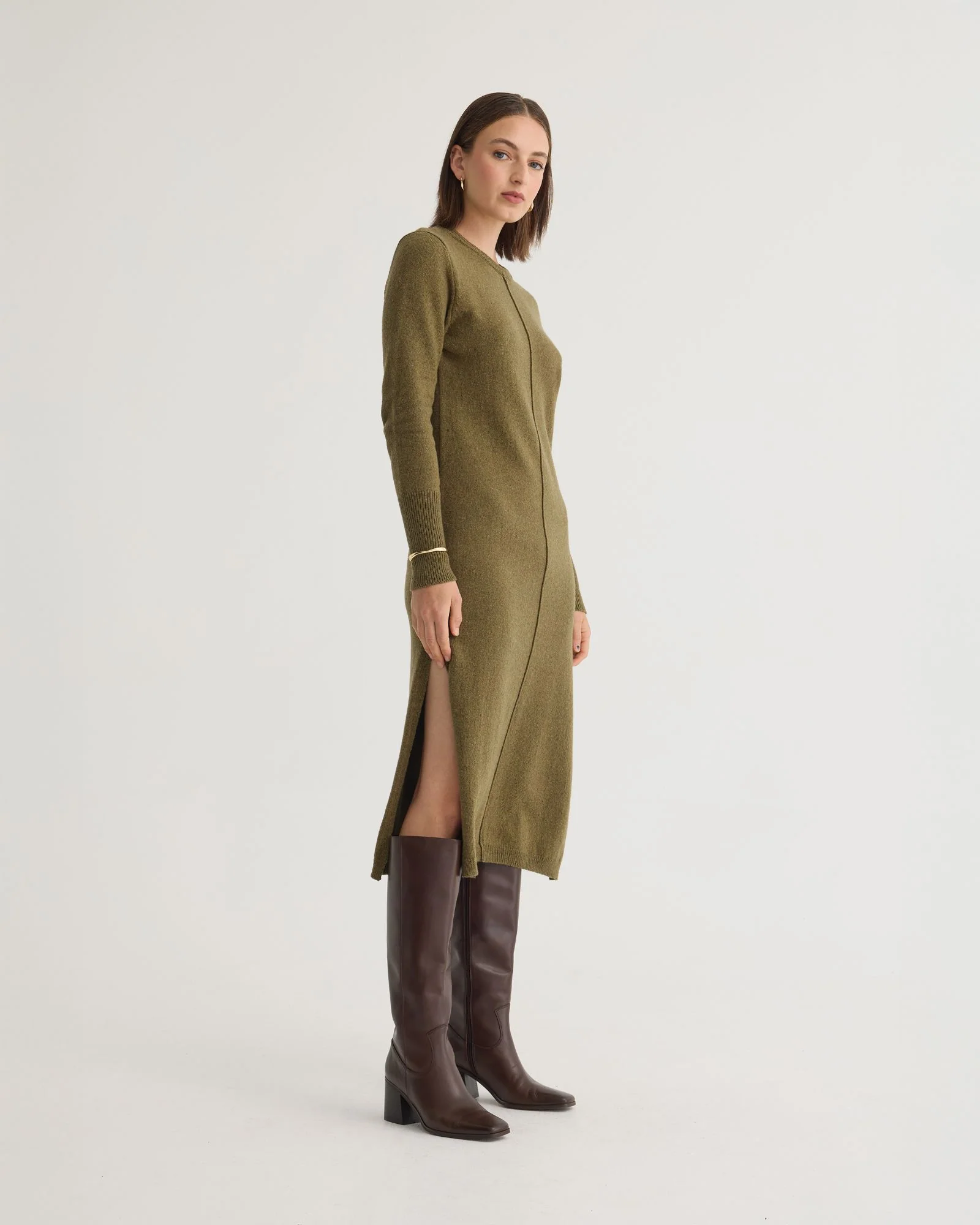 Chrissy Knitted Sweater Dress - Image 2