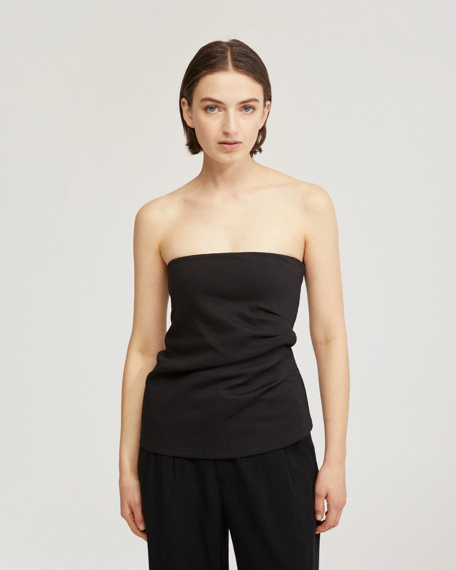 Clara Strapless Ponti Top - Image 5